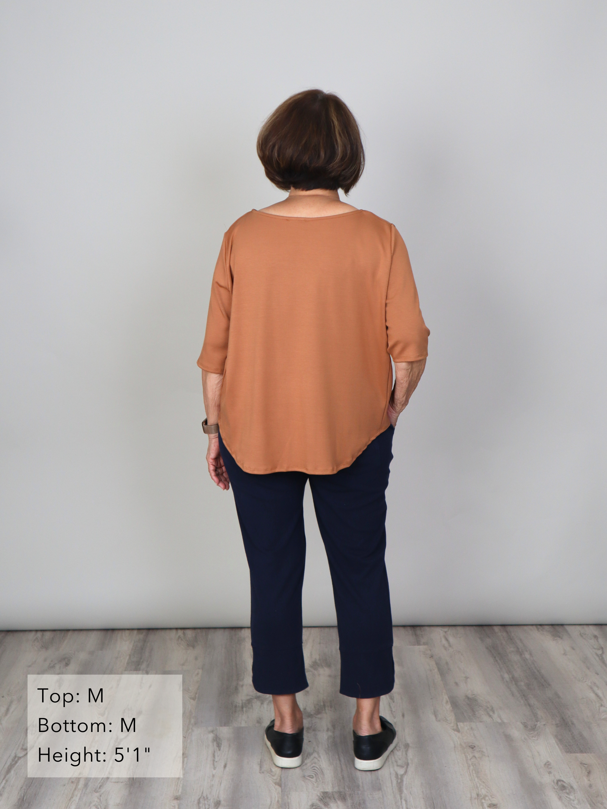 Hannah Top - Granola Soft Ponte