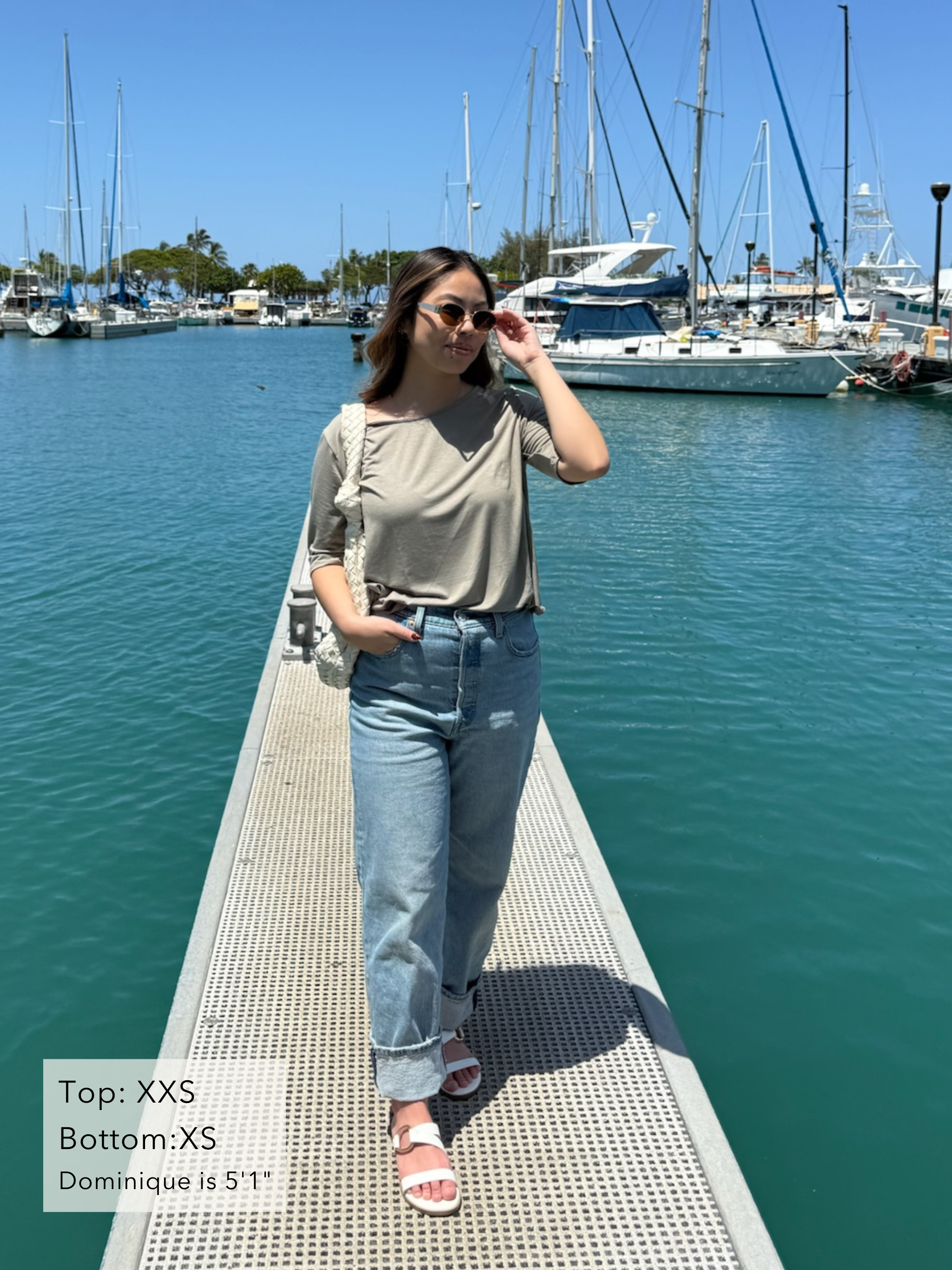 Hannah Top - Matcha Rayon Jersey
