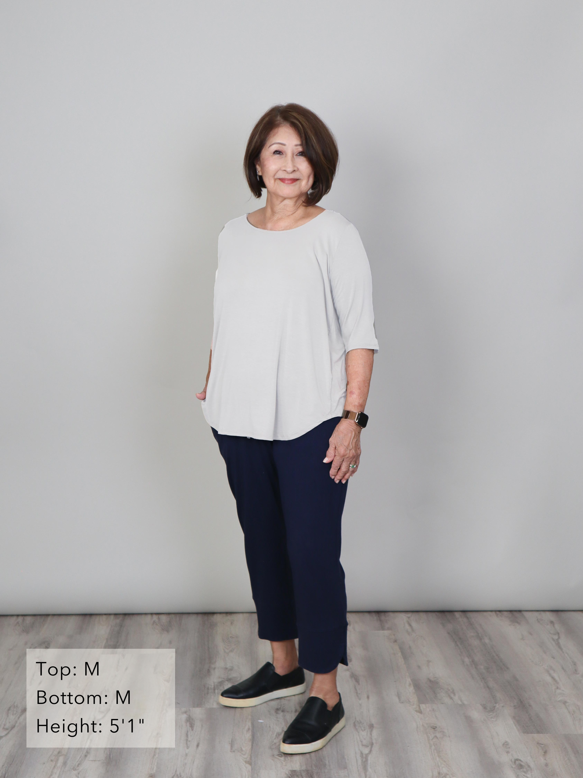 Hannah Top - Sand Rayon Jersey