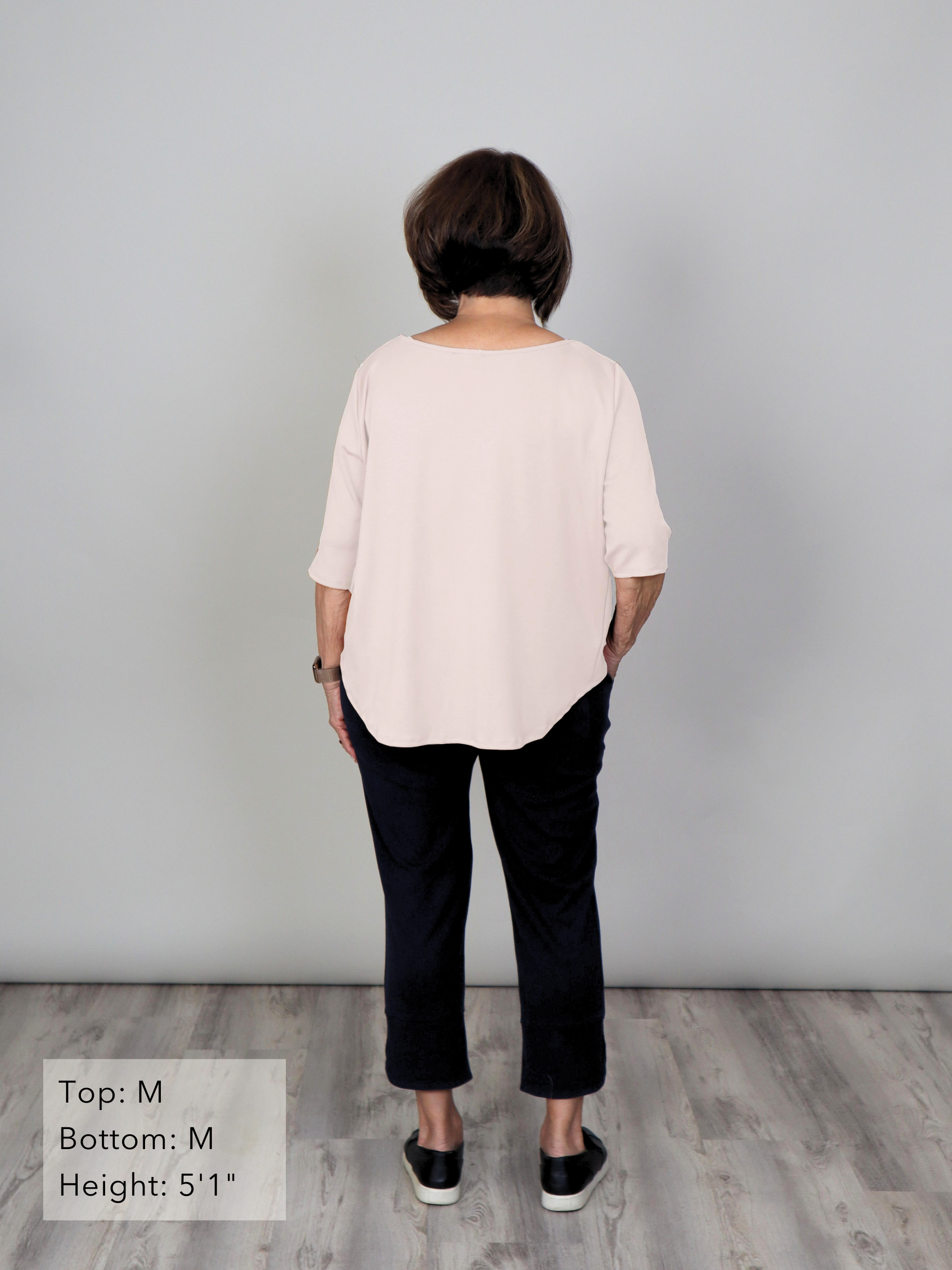 Hannah Top - Pua Soft Ponte
