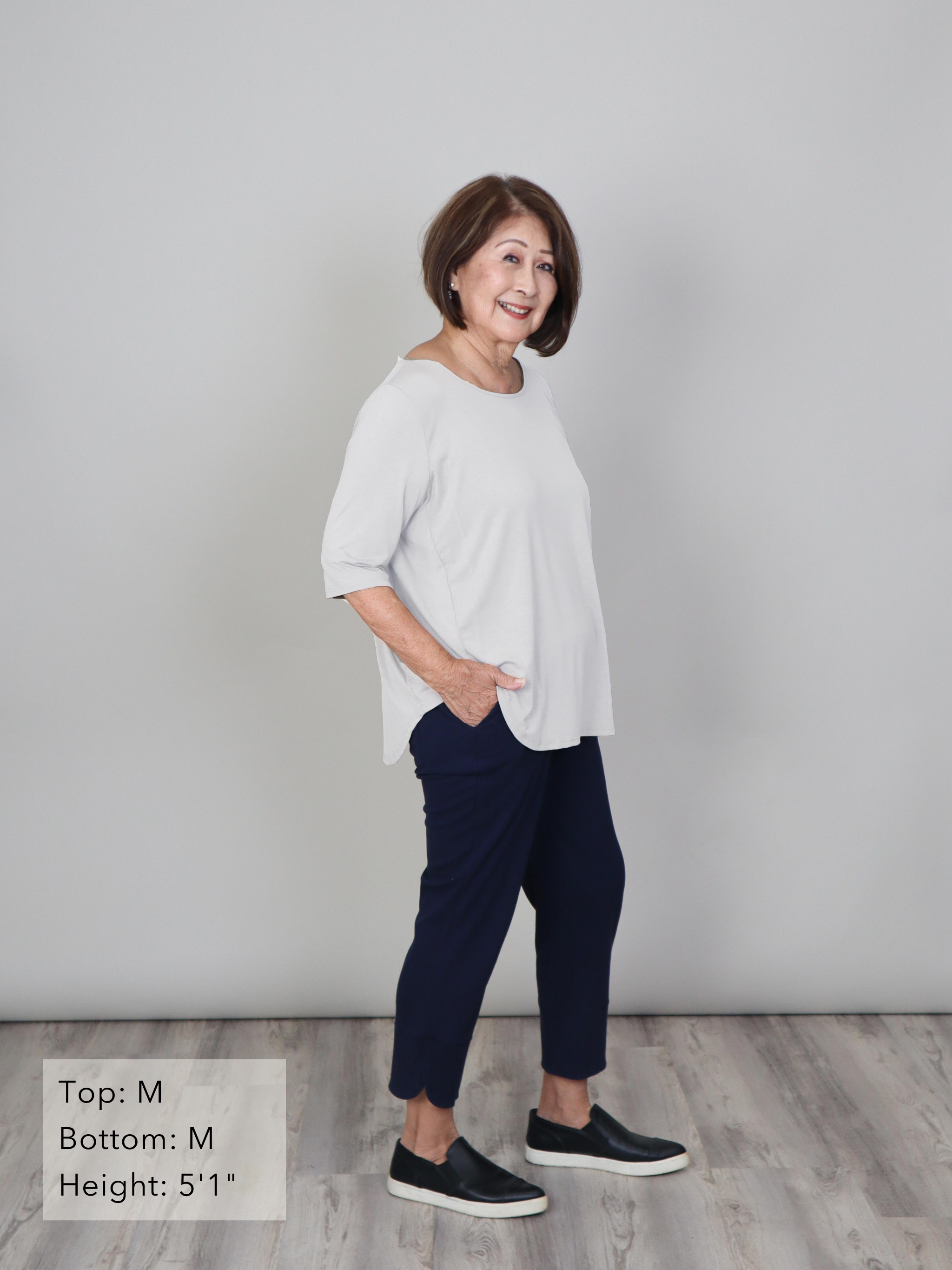 Hannah Top - Sand Rayon Jersey