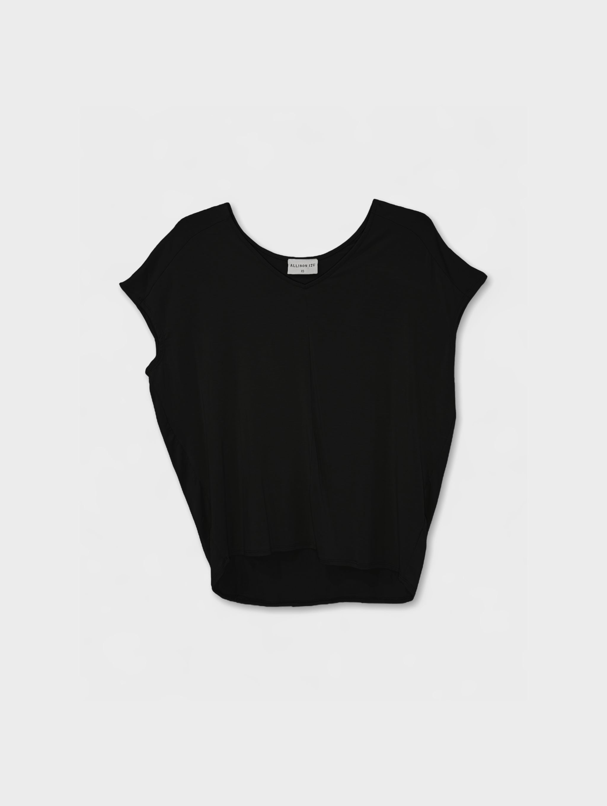 Ella Top - Black Rayon Jersey