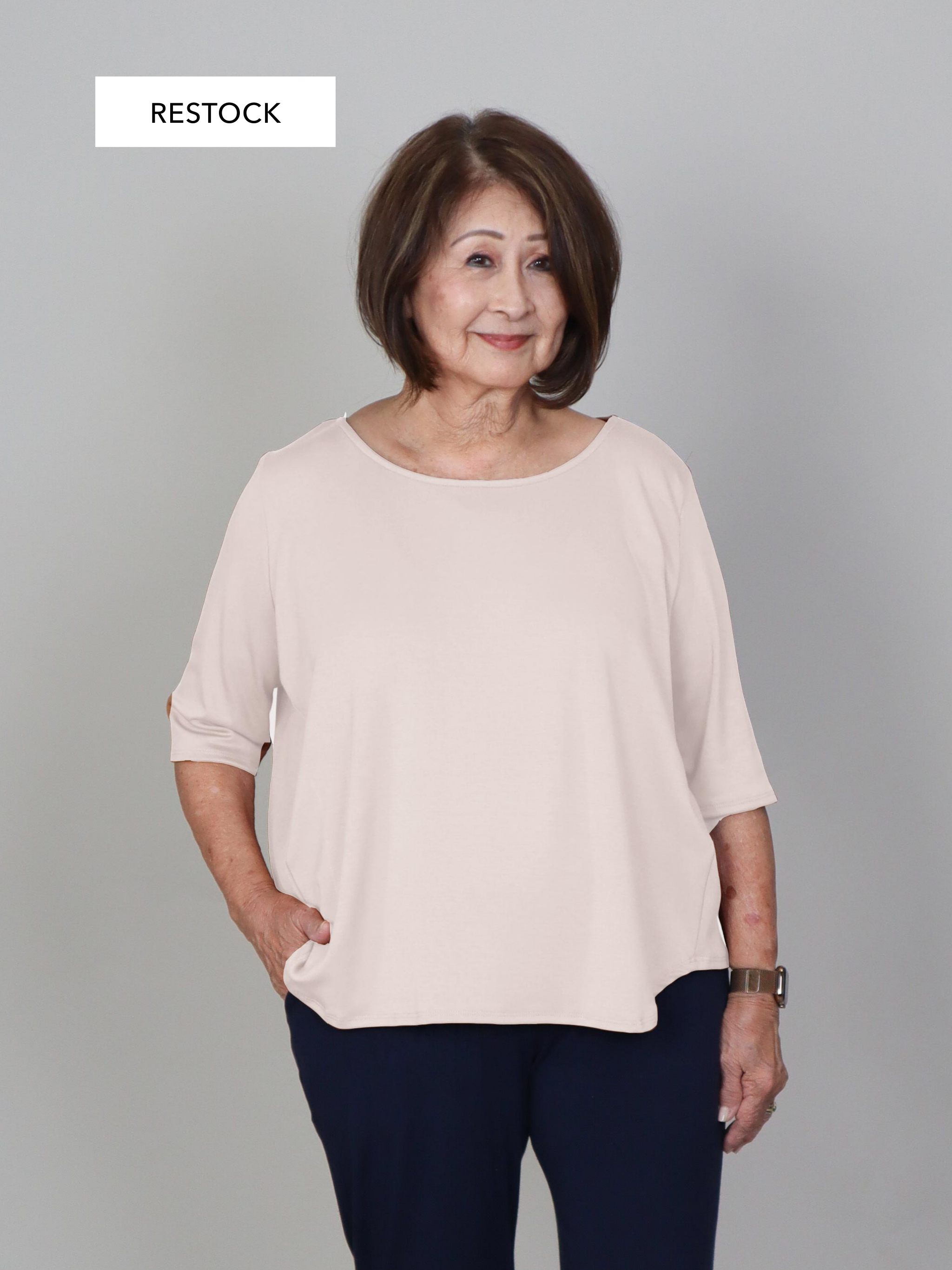 Hannah Top - Pua Soft Ponte
