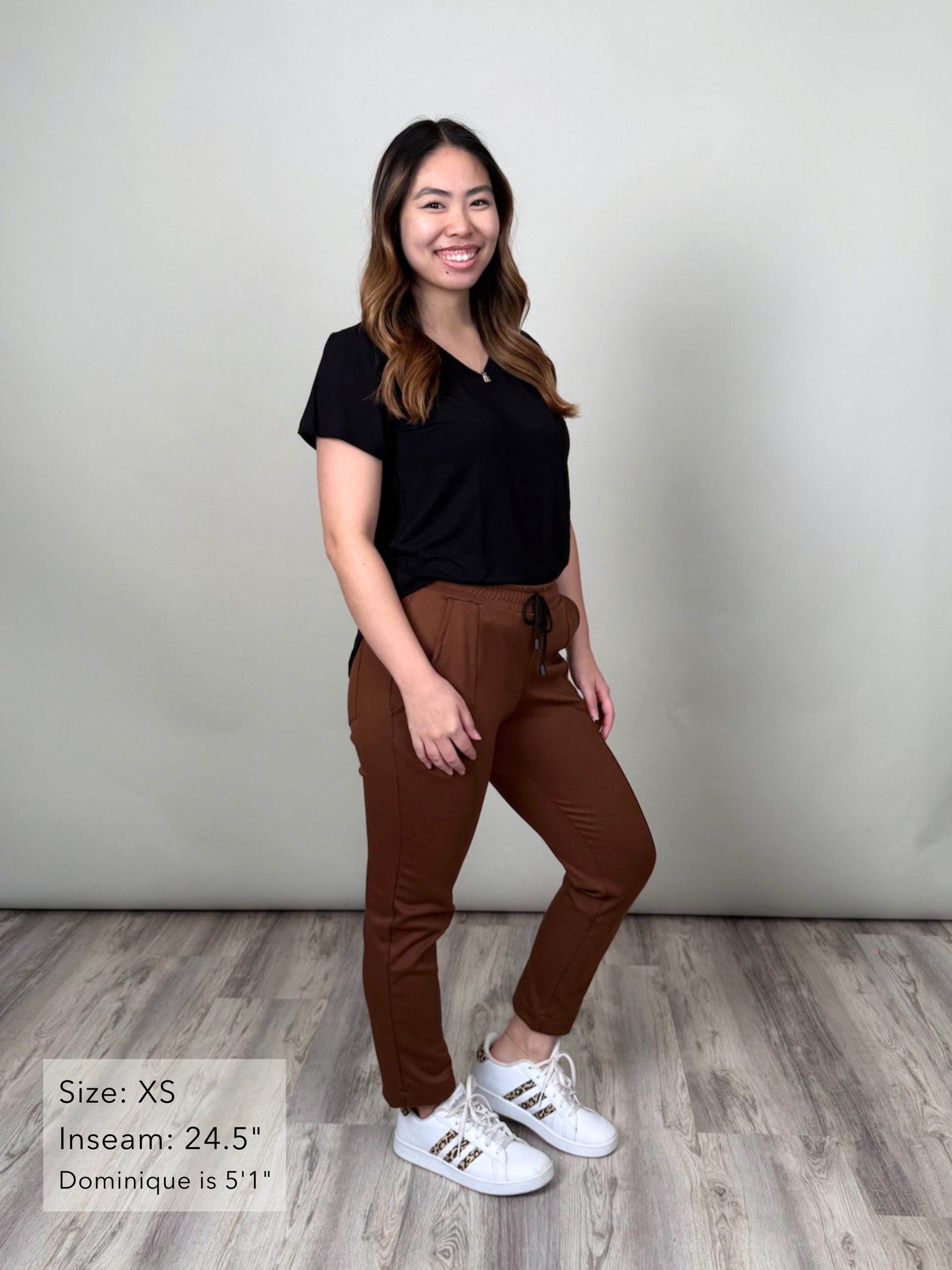 Brooklyn Pant - Toffee Twill Ponte