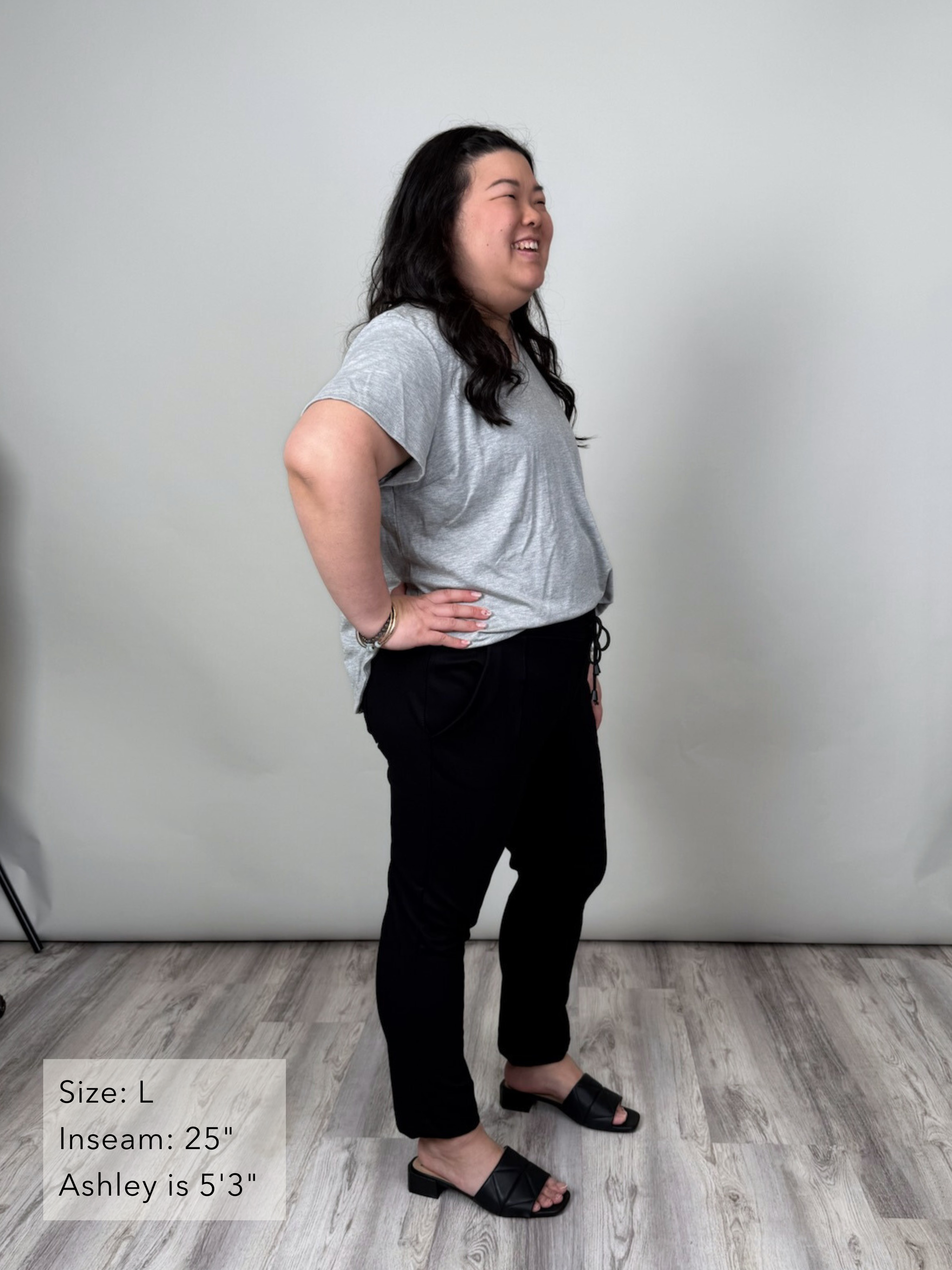 Brooklyn Pant - Black Twill Ponte