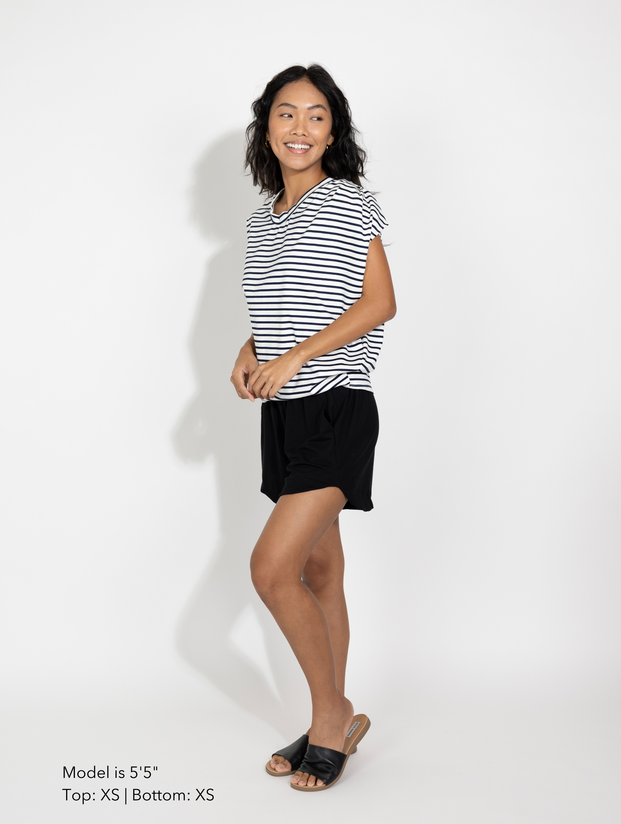 FINAL SALE: Havana Short - Black Soft Ponte
