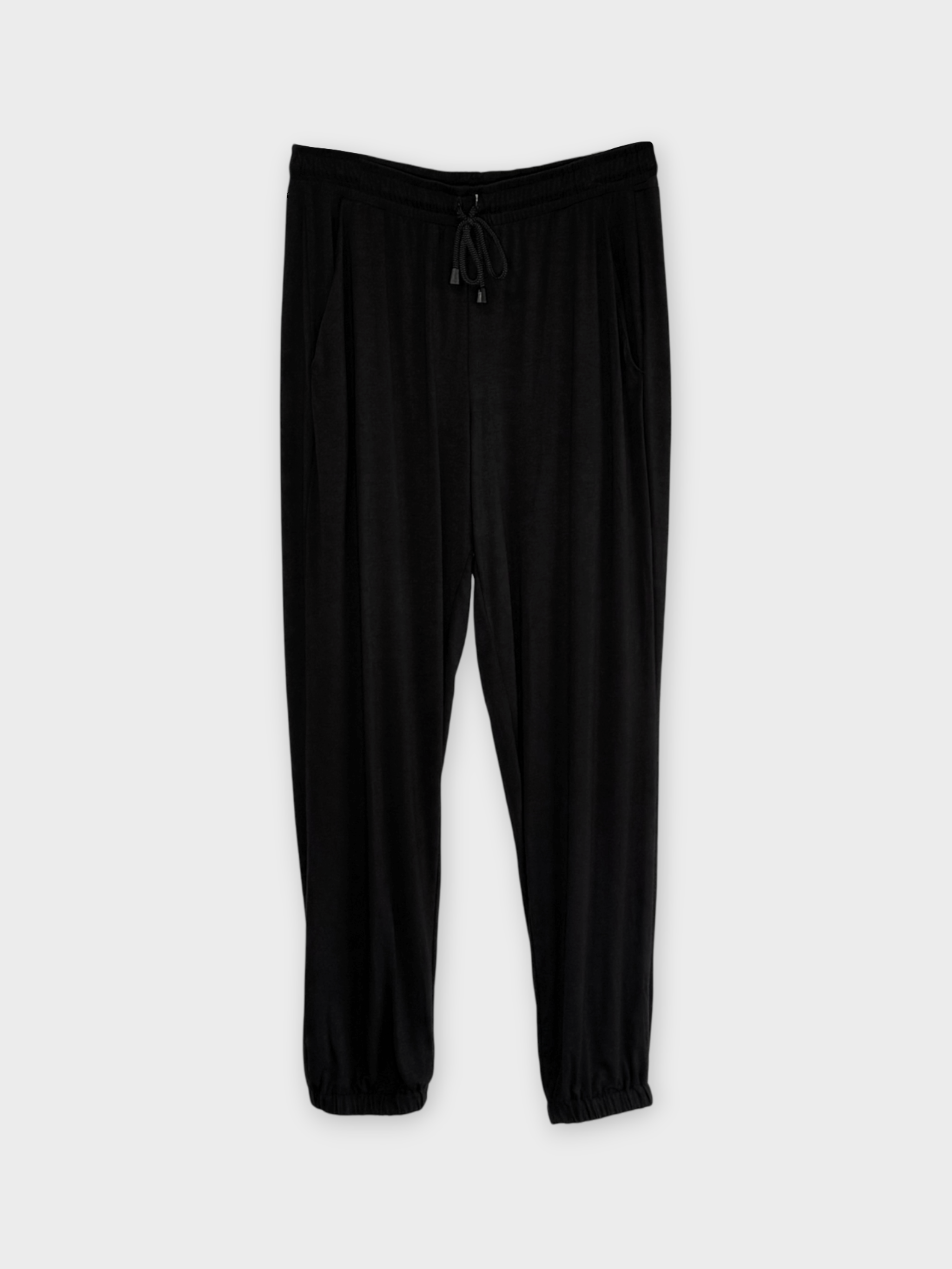 Sunrise Jogger - Black Rayon Jersey