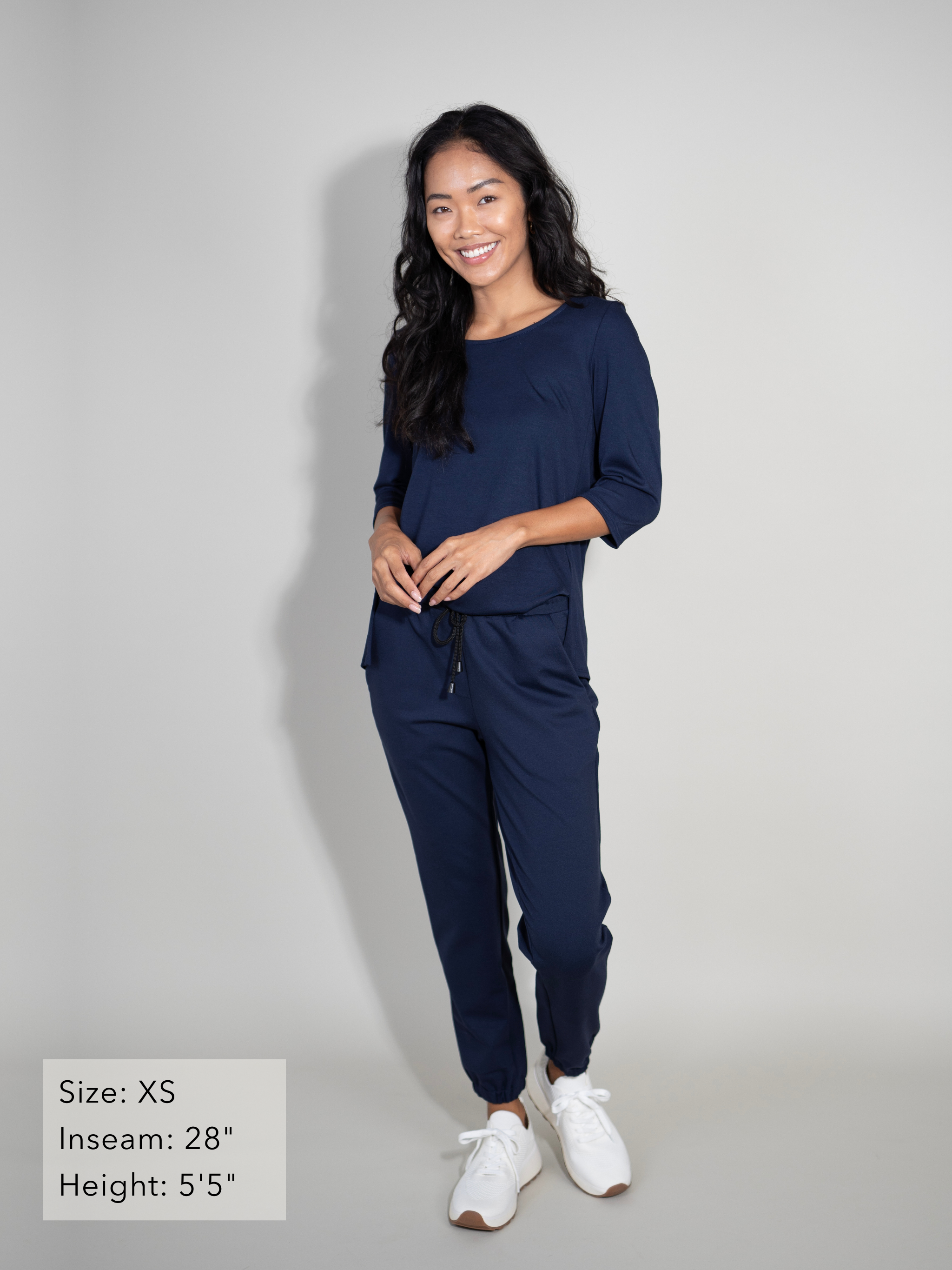 Sunrise Jogger - Midnight Rayon Jersey