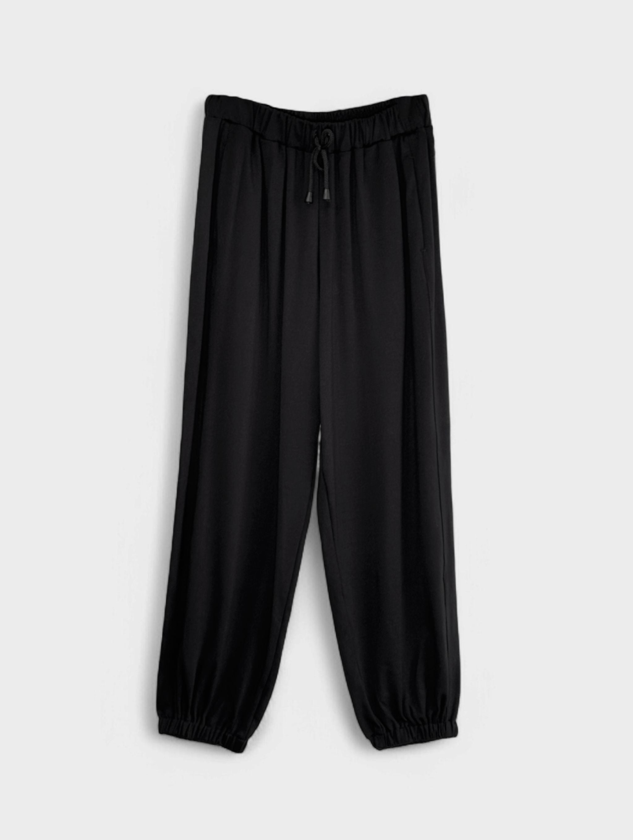 South St. Jogger - Black Soft Ponte