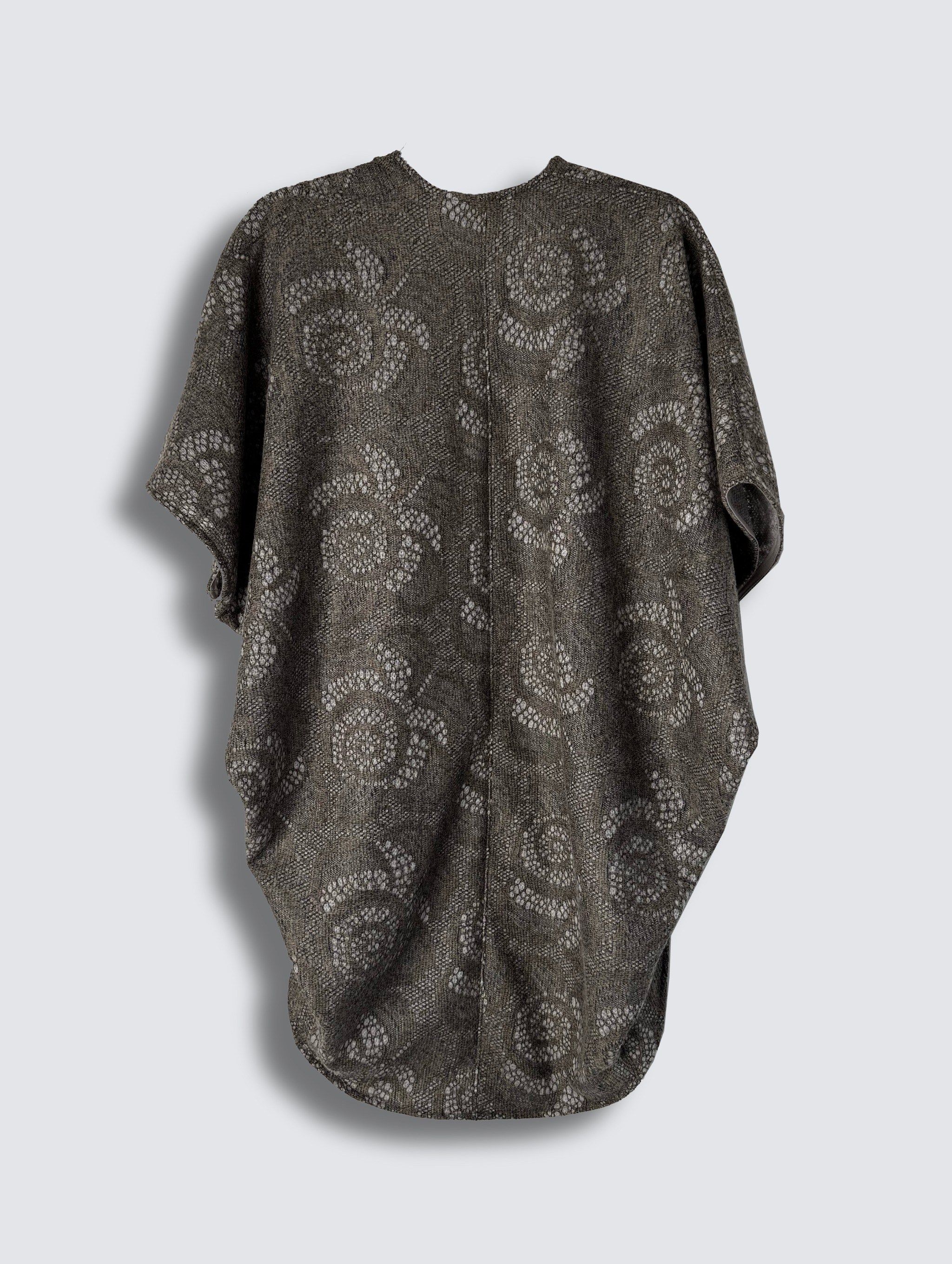 FINAL SALE: Norah Cover Up - Grey Sweater Lace