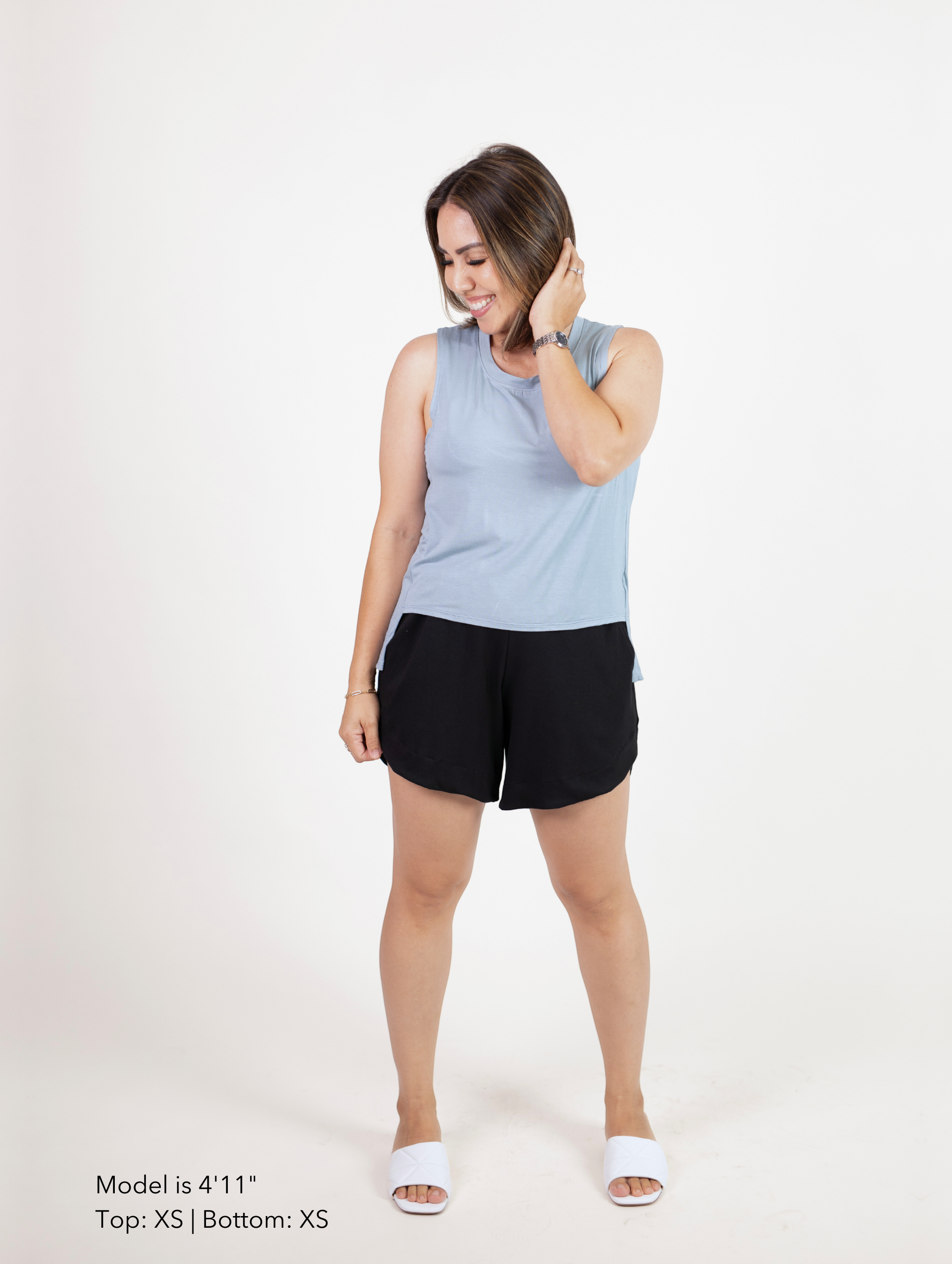 FINAL SALE: Havana Short - Black Soft Ponte