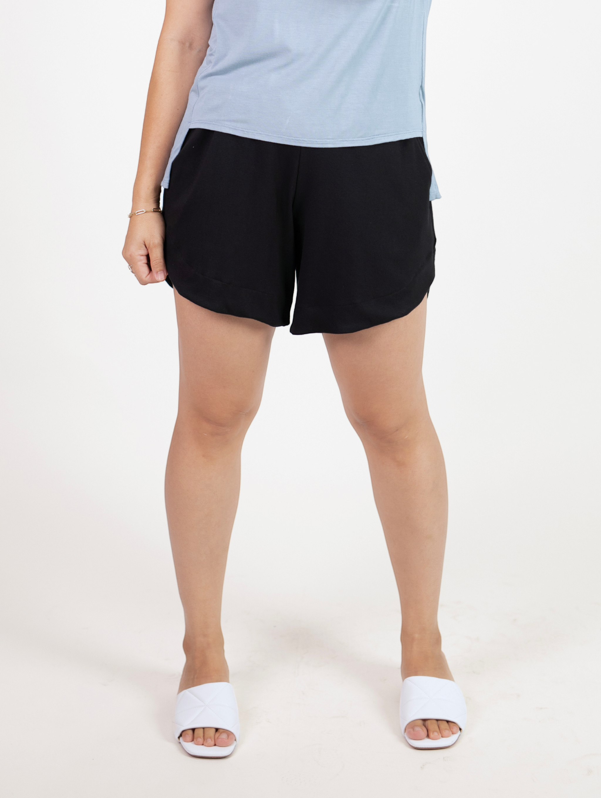 FINAL SALE: Havana Short - Black Soft Ponte