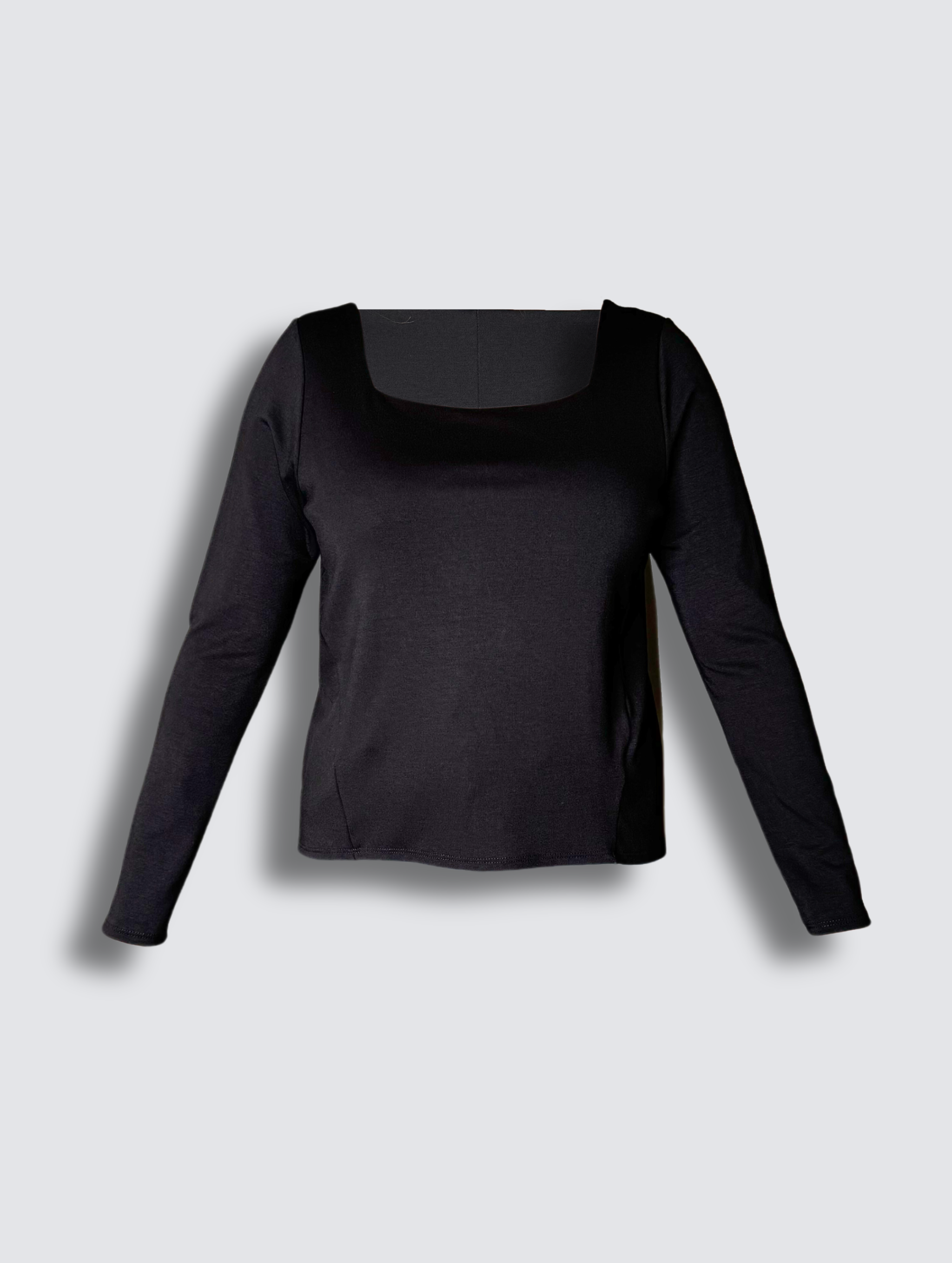 Scarlett Top - Black Soft Ponte