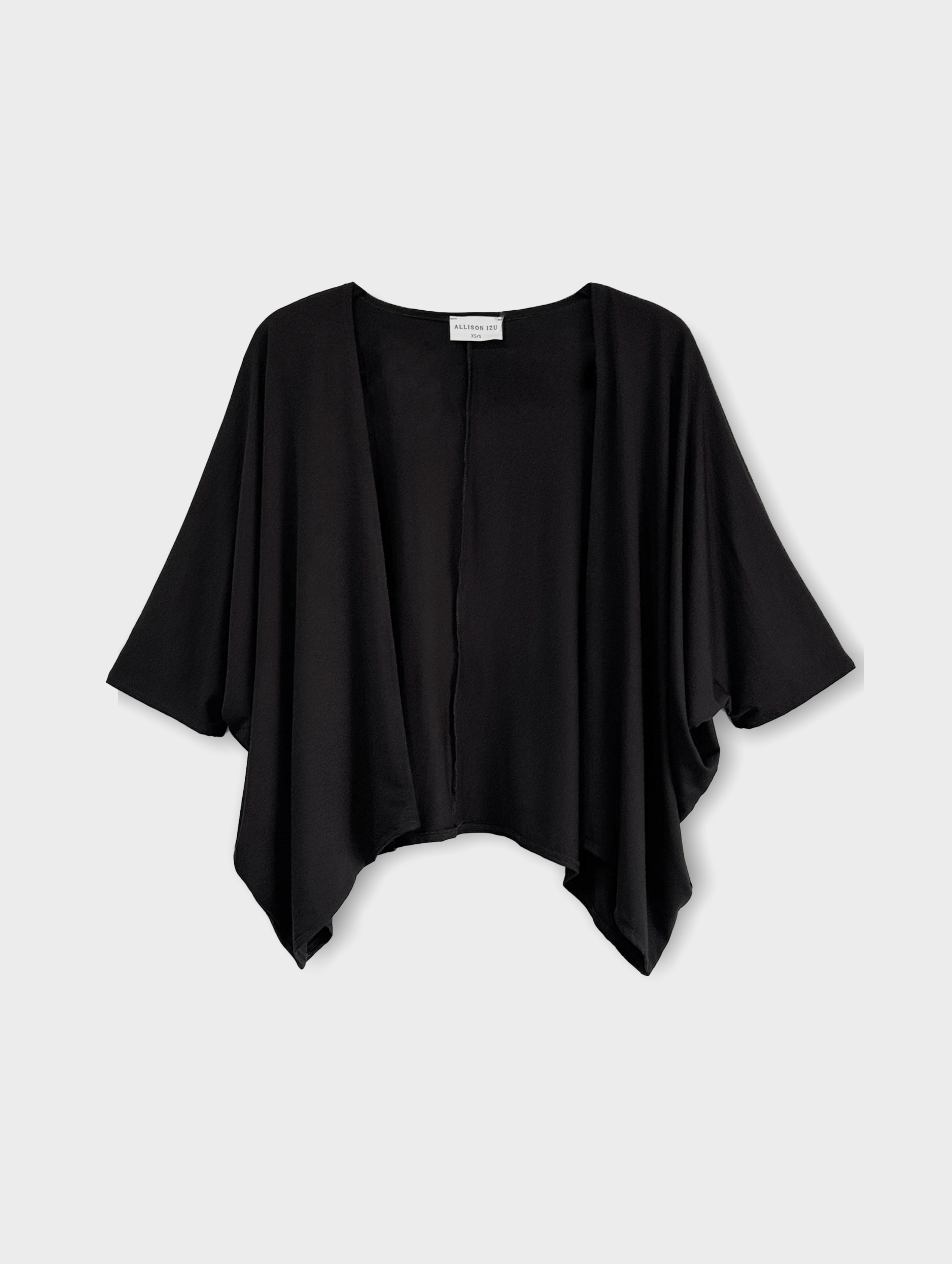 Joni Cover Up - Black Rayon Jersey