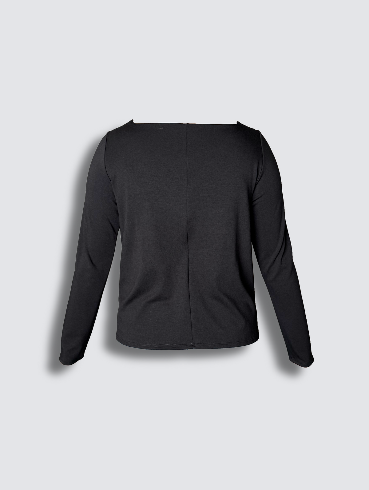 Scarlett Top - Black Soft Ponte | Allison Izu