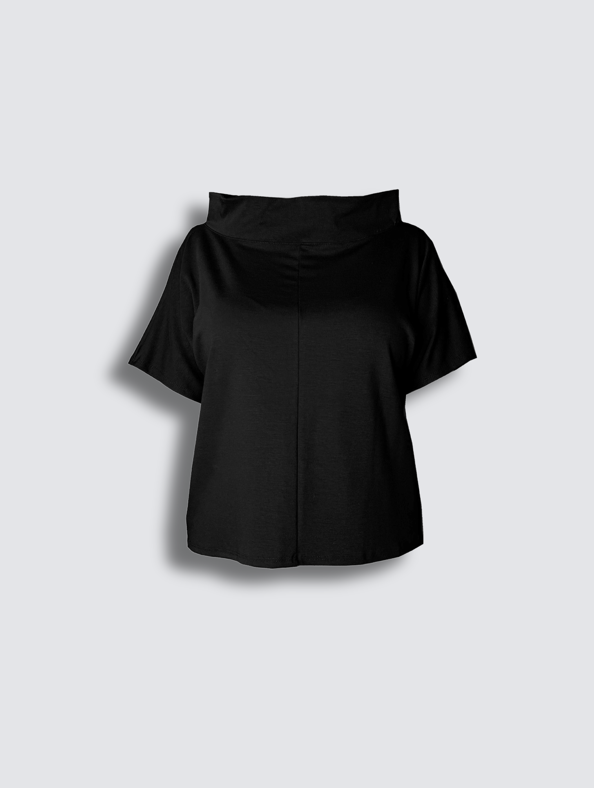 Audrey Top - Black Soft Ponte