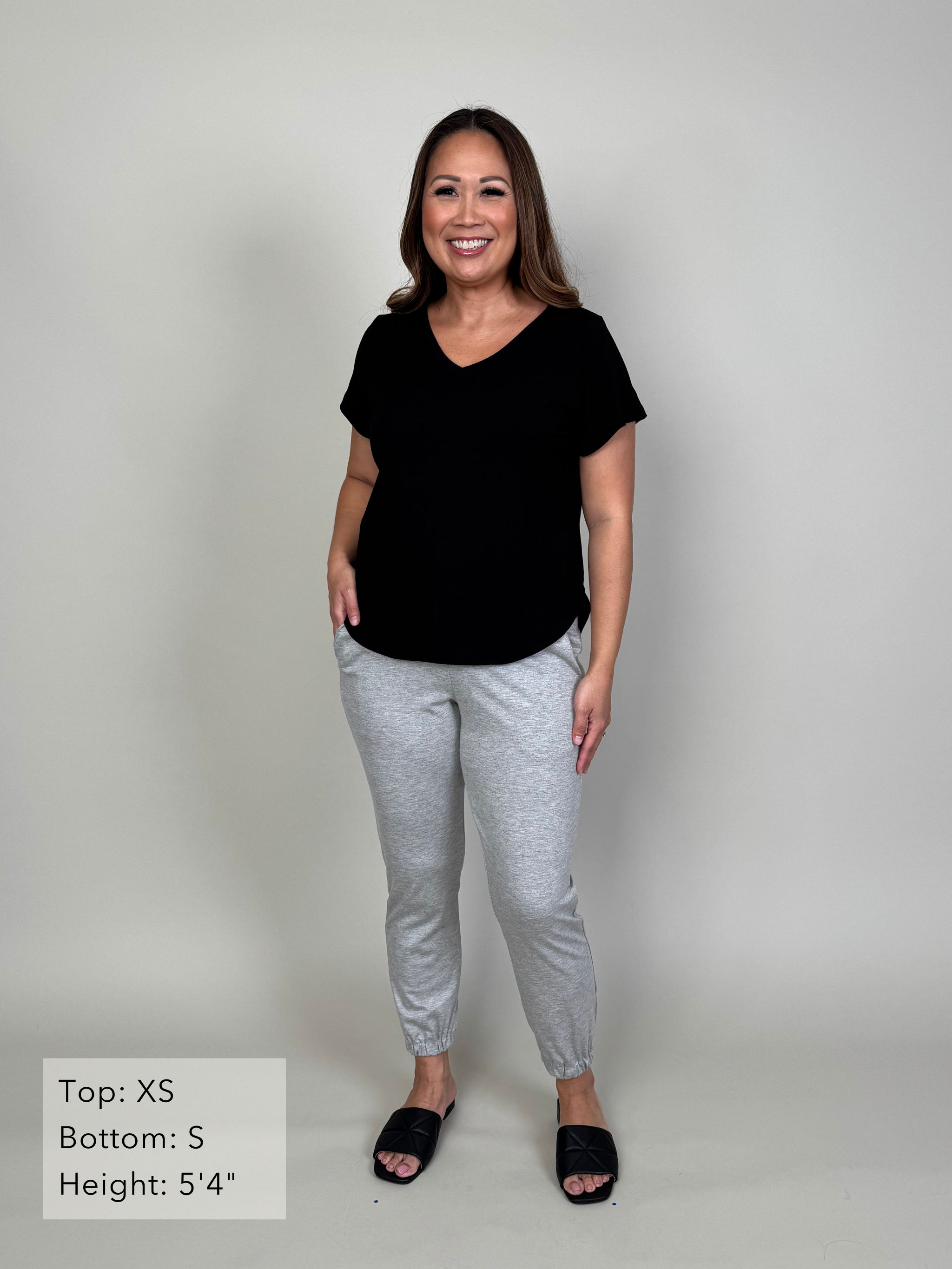 Becca Top - Black Rayon Jersey
