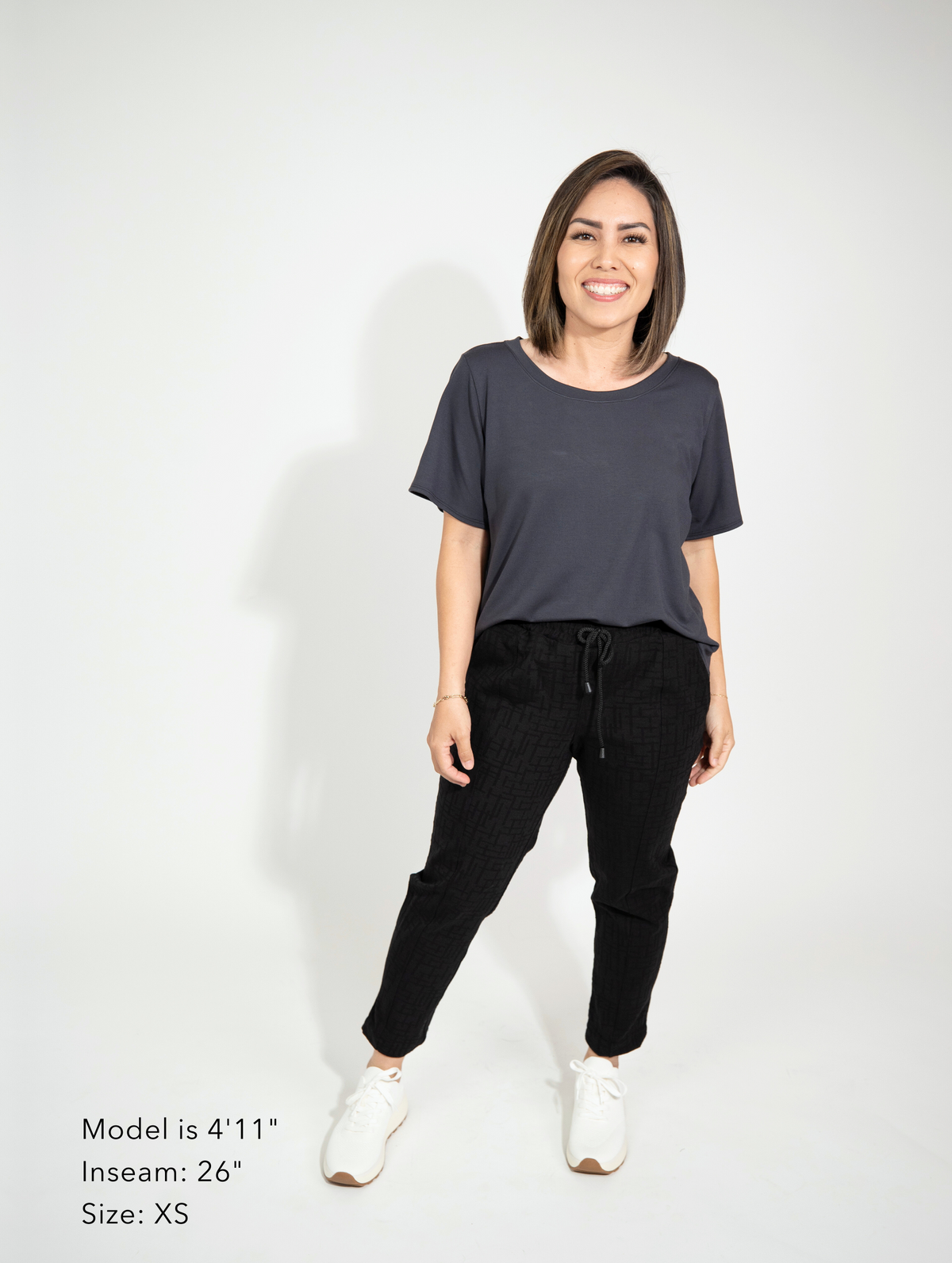 Brooklyn Pant - Black Maze Ponte | Allison Izu