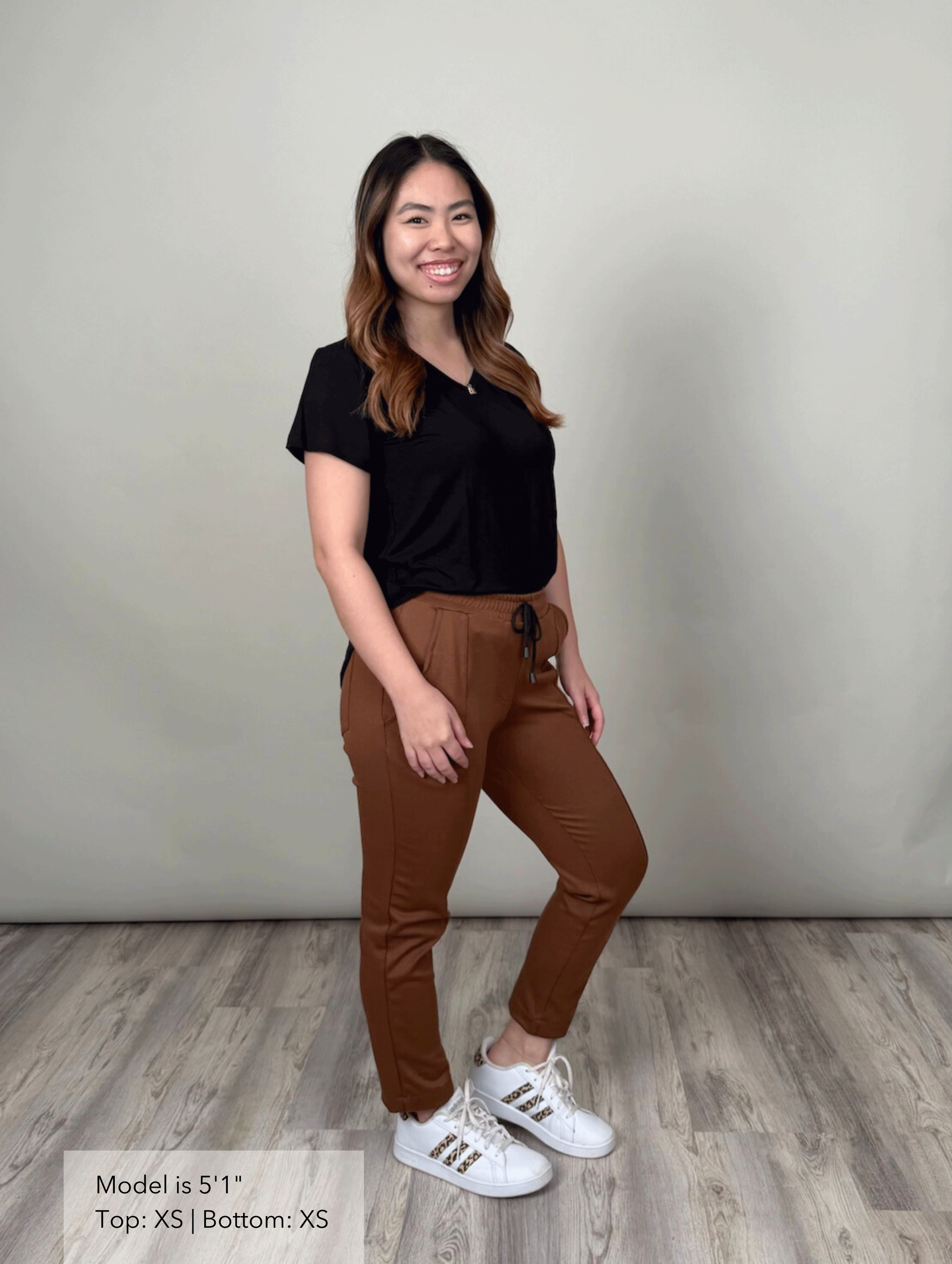 Brooklyn Pant - Toffee Twill Ponte