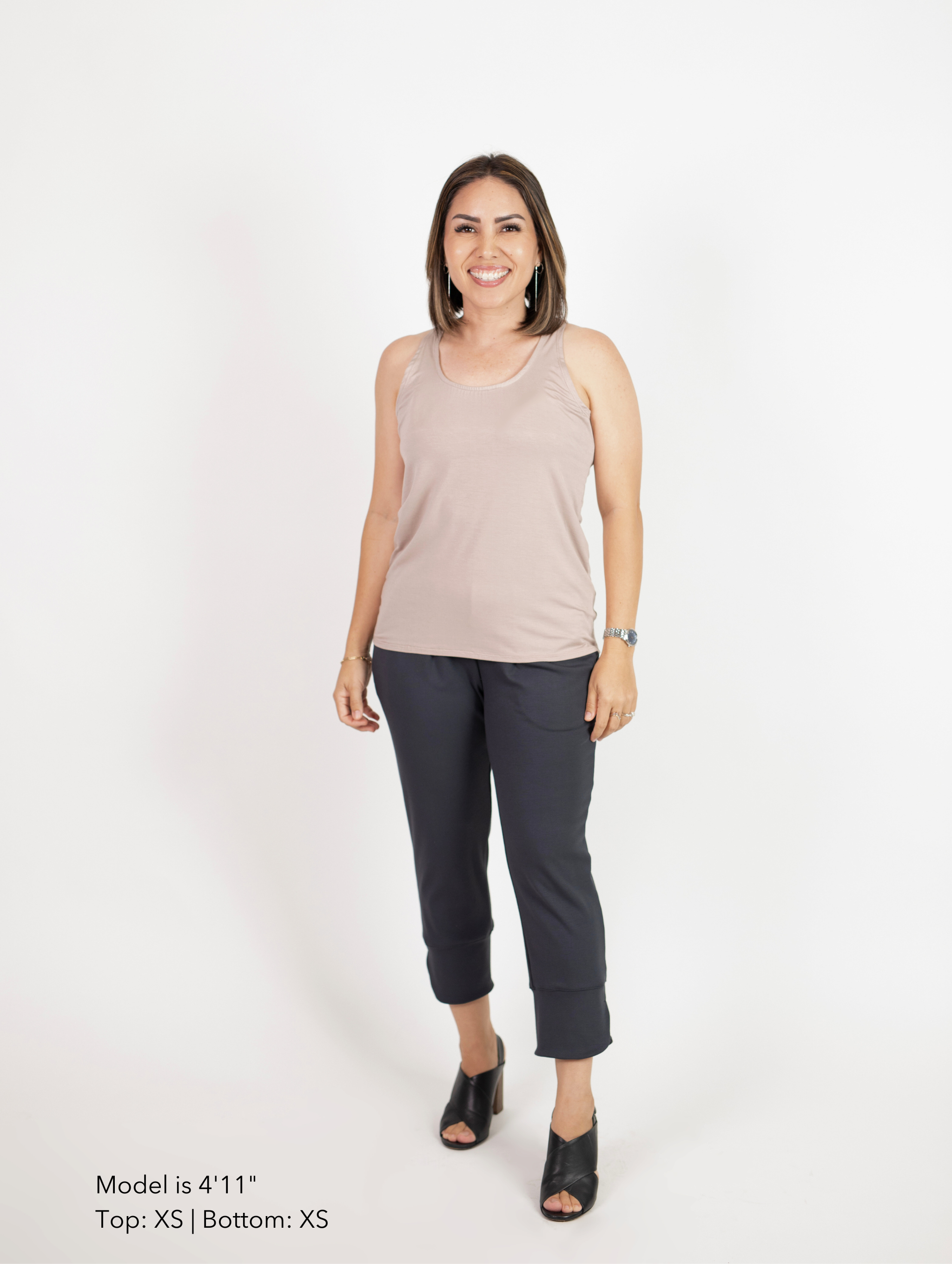 FINAL SALE: Tori Tank - Sandstone Rayon Jersey