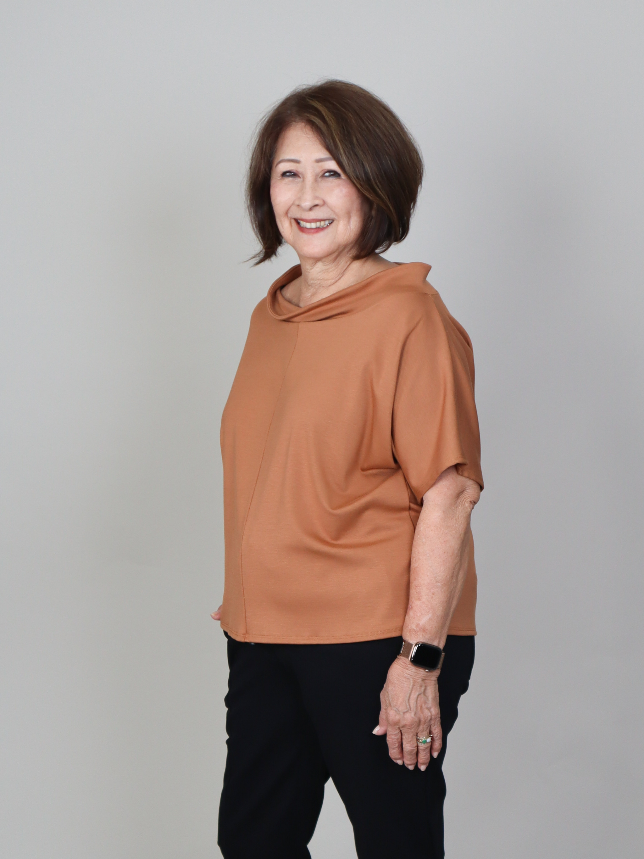 Audrey Top - Granola Soft Ponte