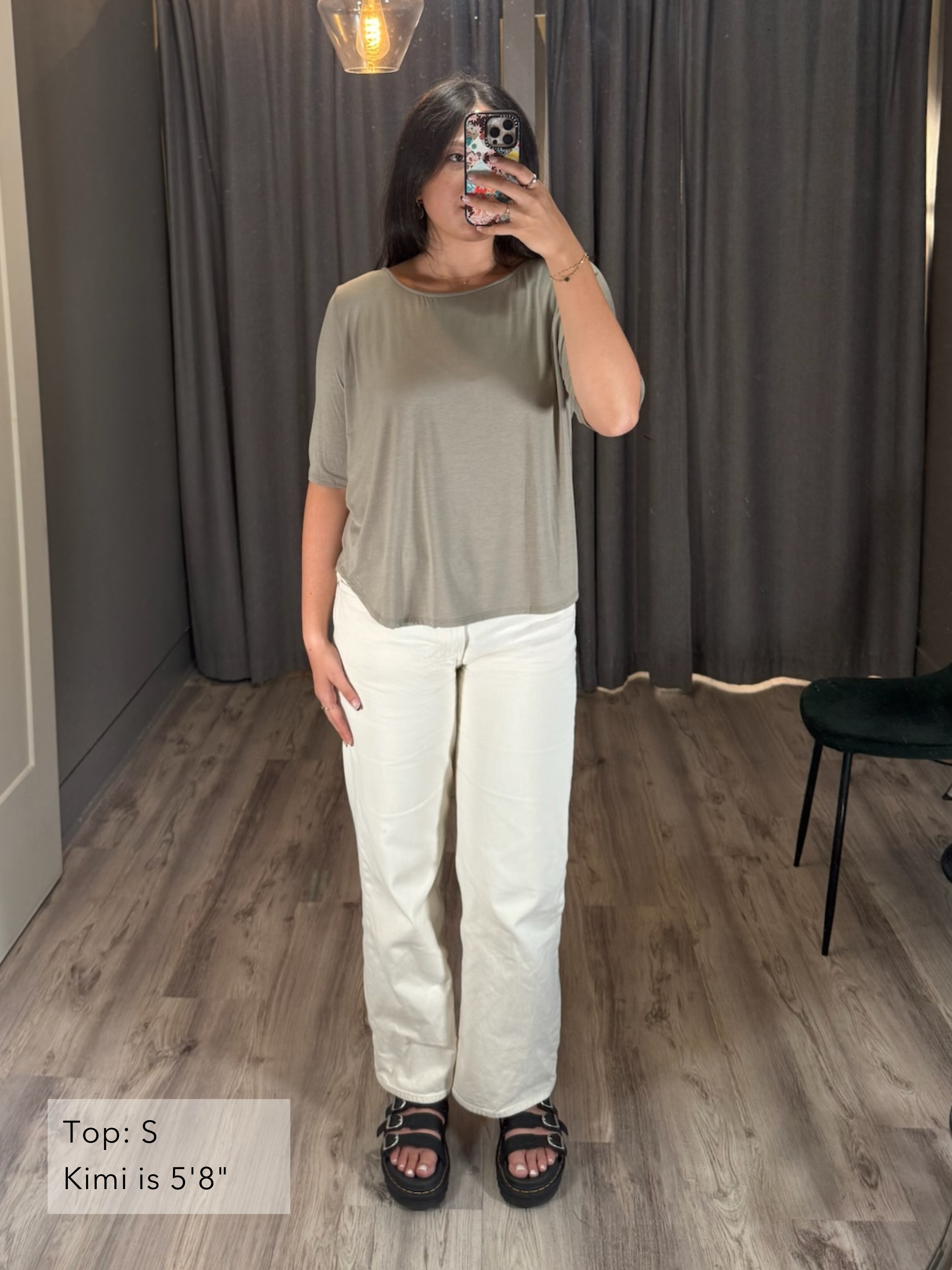 Hannah Top - Matcha Rayon Jersey