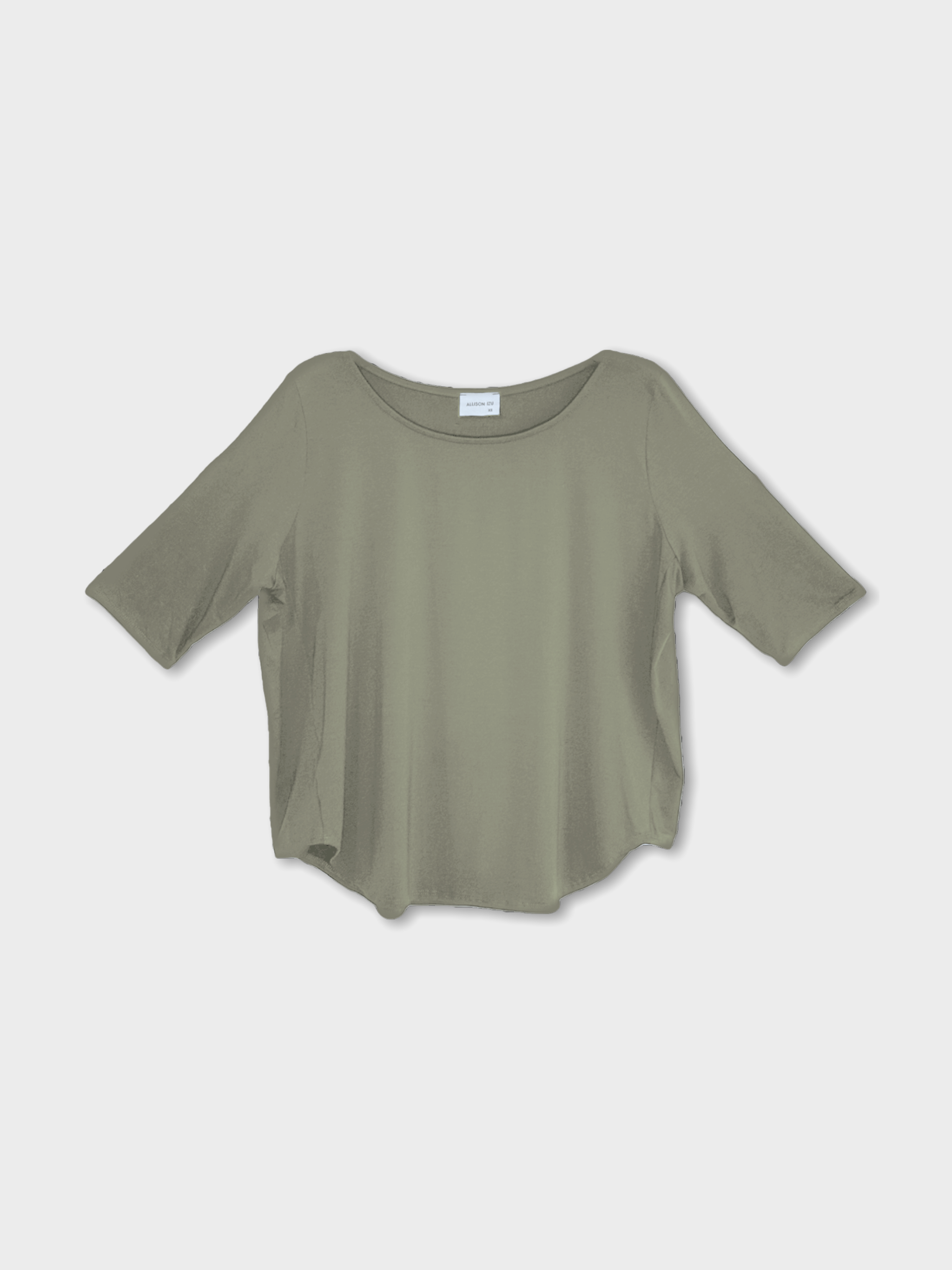 Hannah Top - Matcha Rayon Jersey