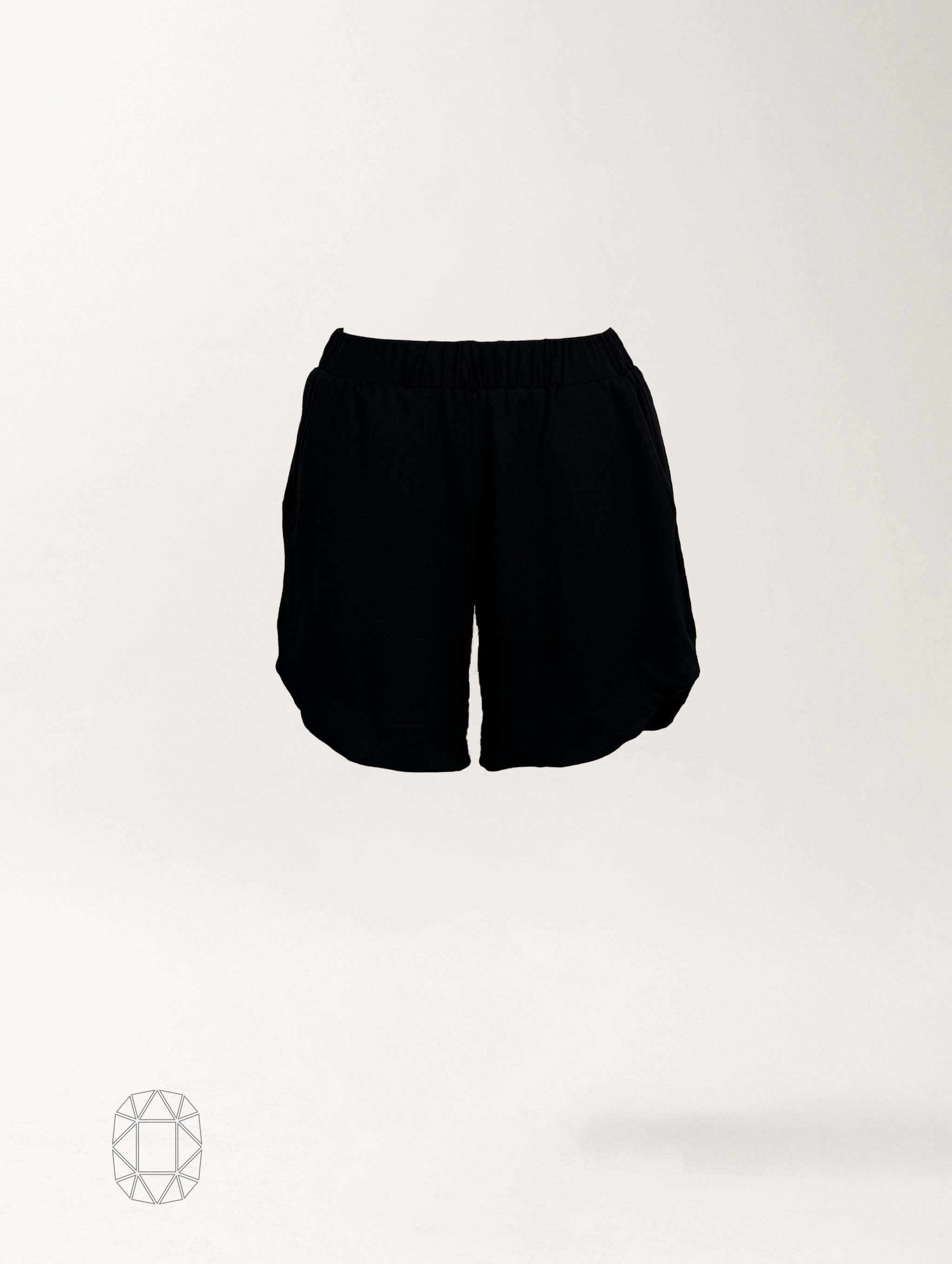 FINAL SALE: Havana Short - Black Soft Ponte