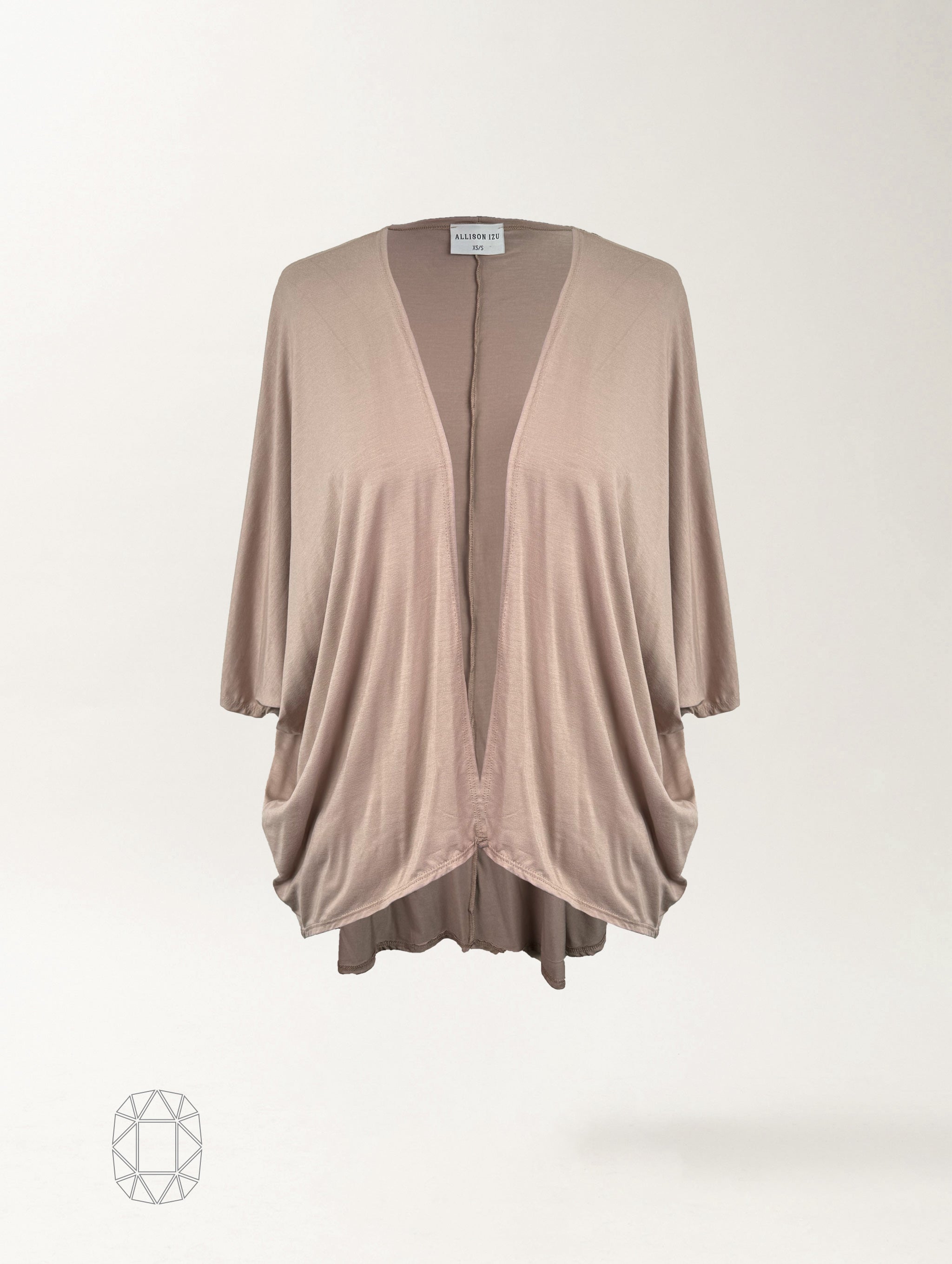 Joan Cover Up - Sandstone Rayon Jersey