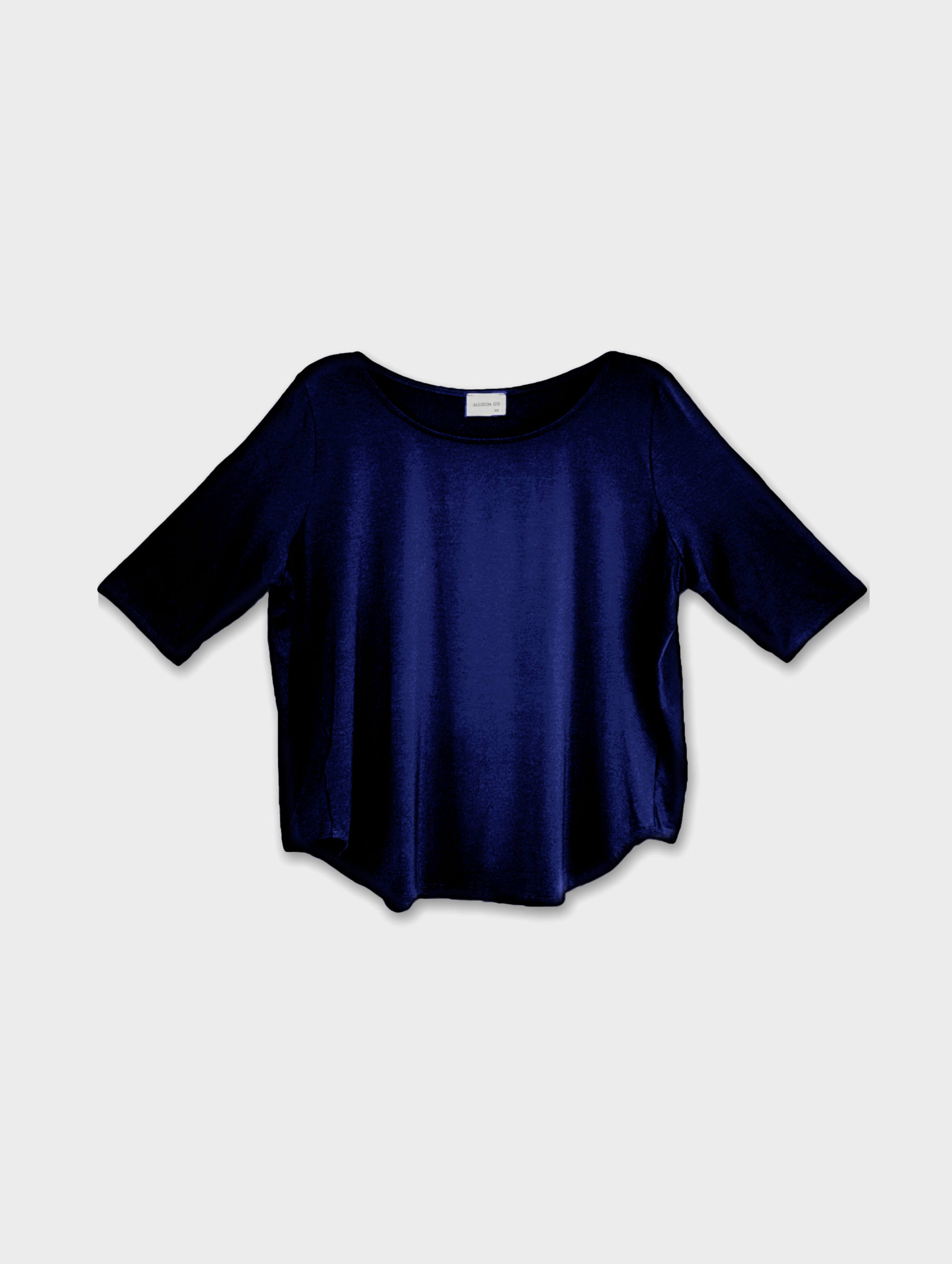 Hannah Top - Midnight Rayon Jersey