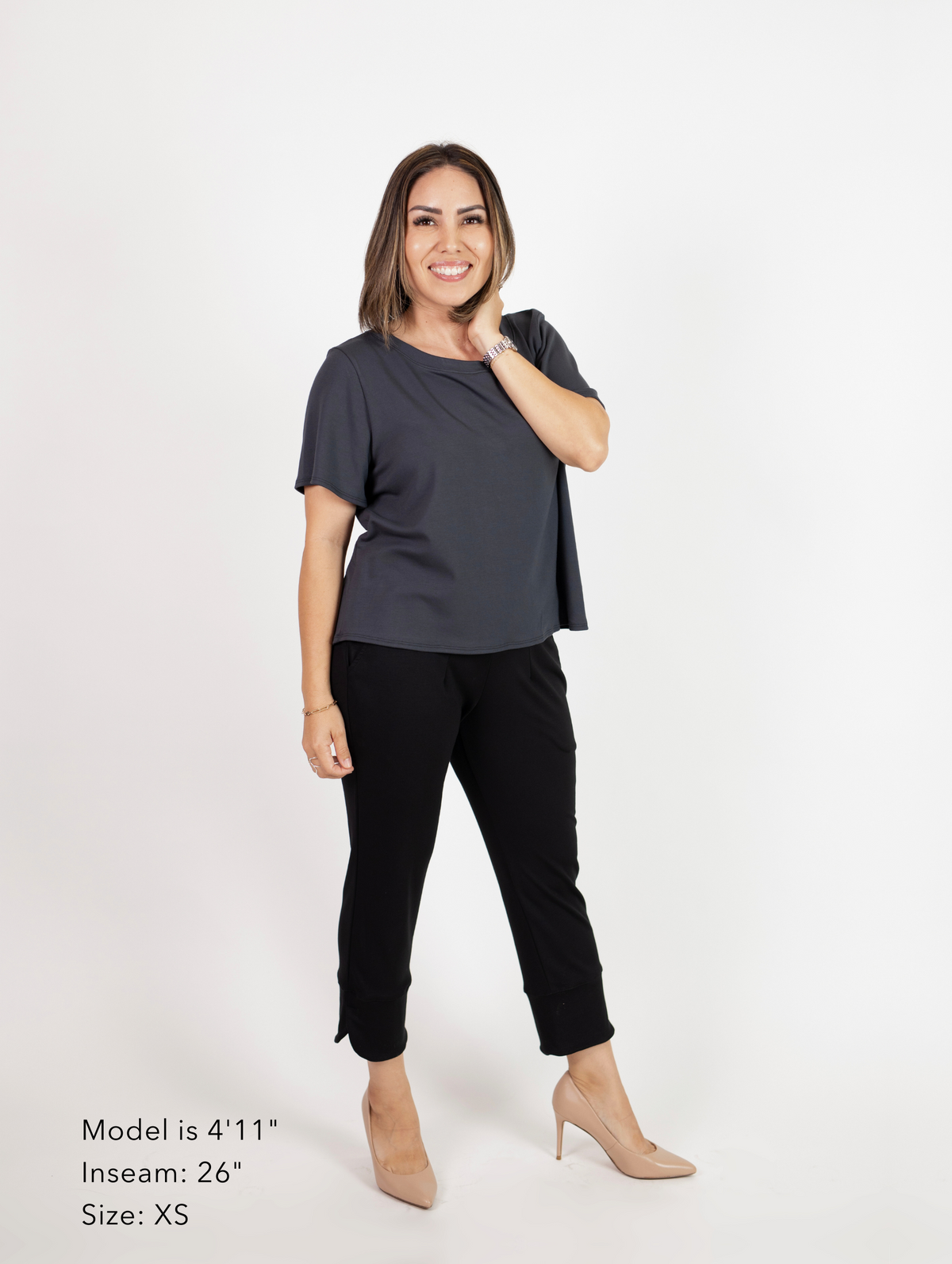 Miki Pant - Black Soft Ponte | Allison Izu