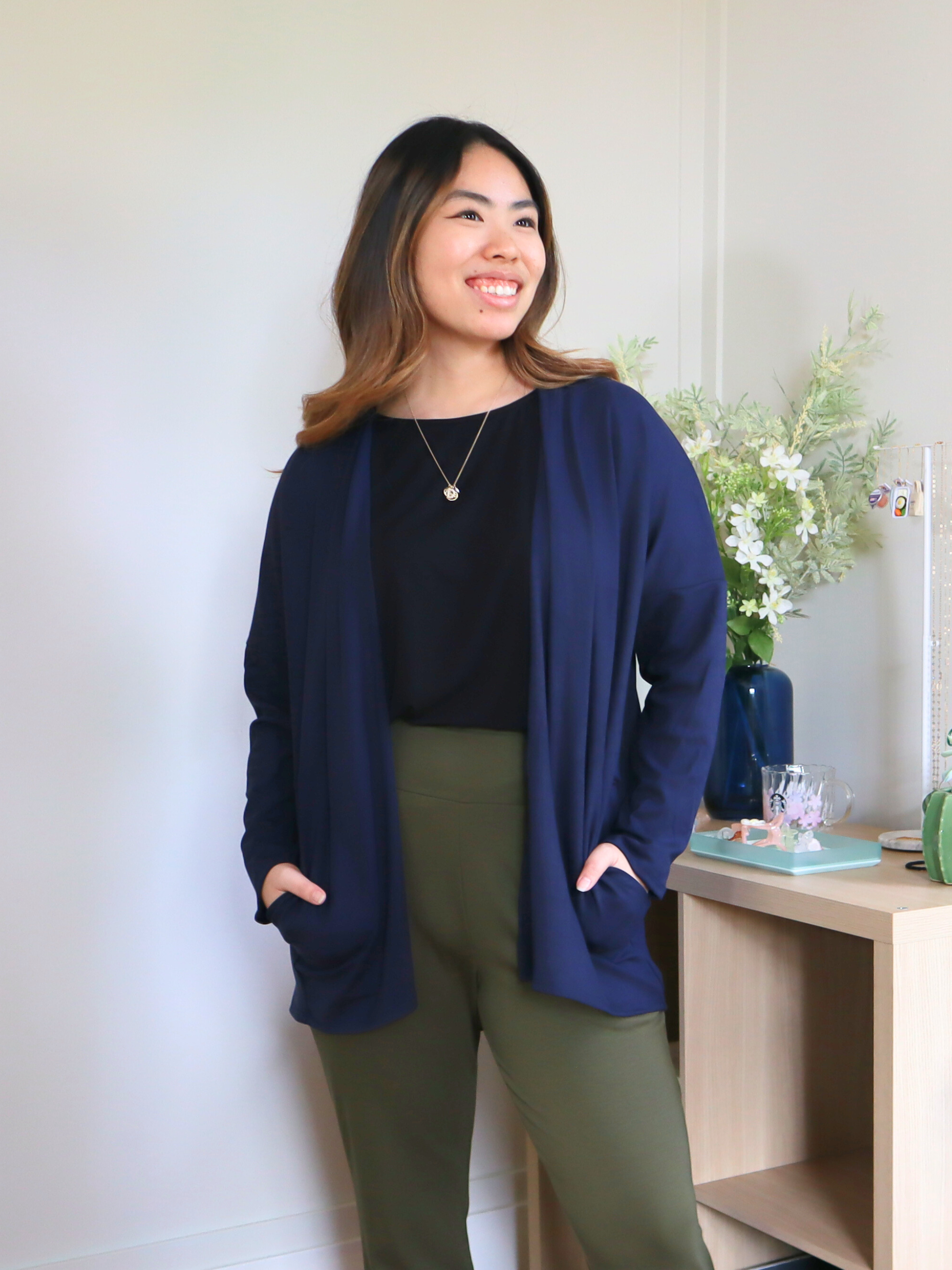 Remy Cover Up - Midnight Soft Ponte