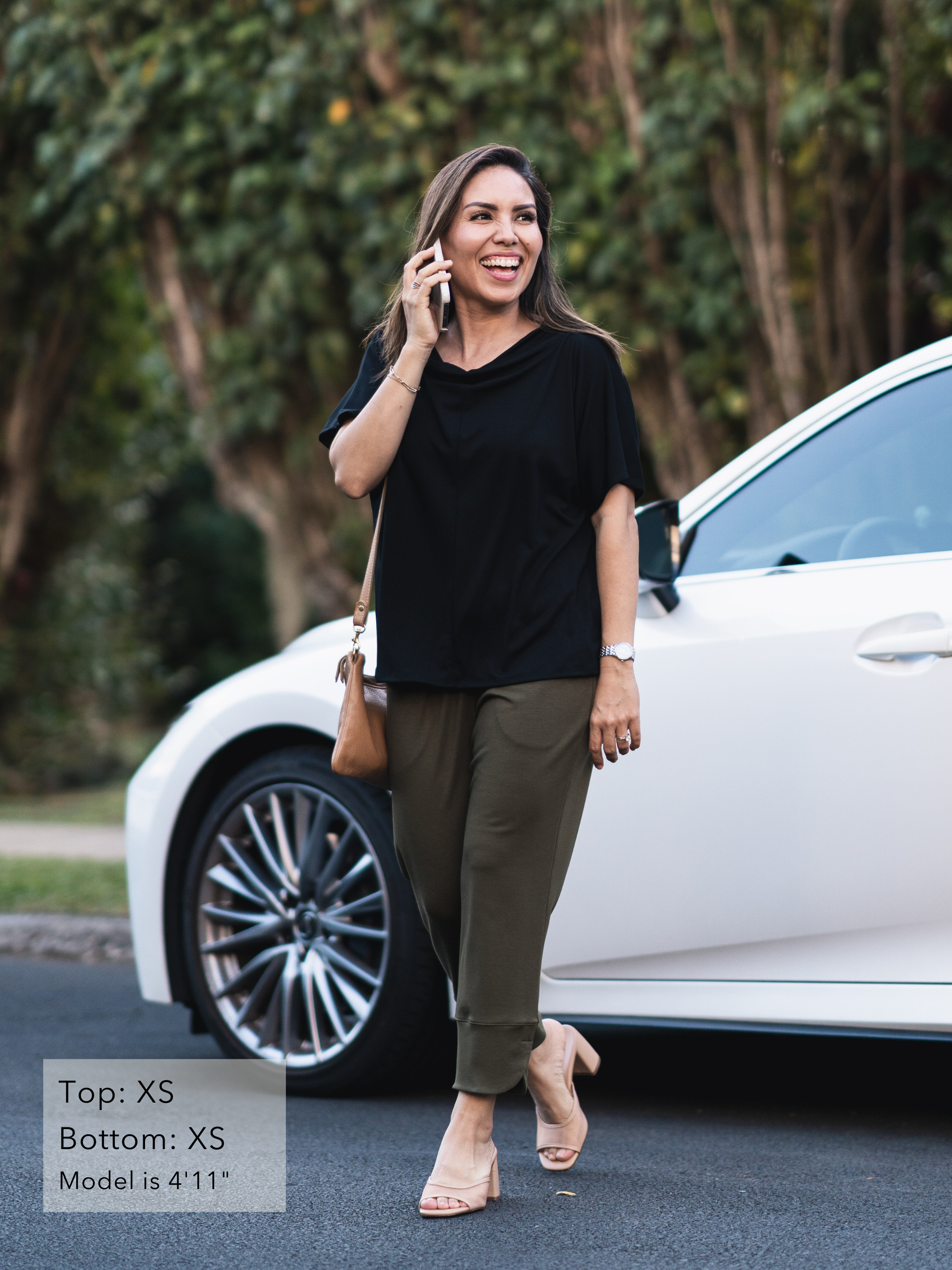 Miki Pant - Moss Soft Ponte