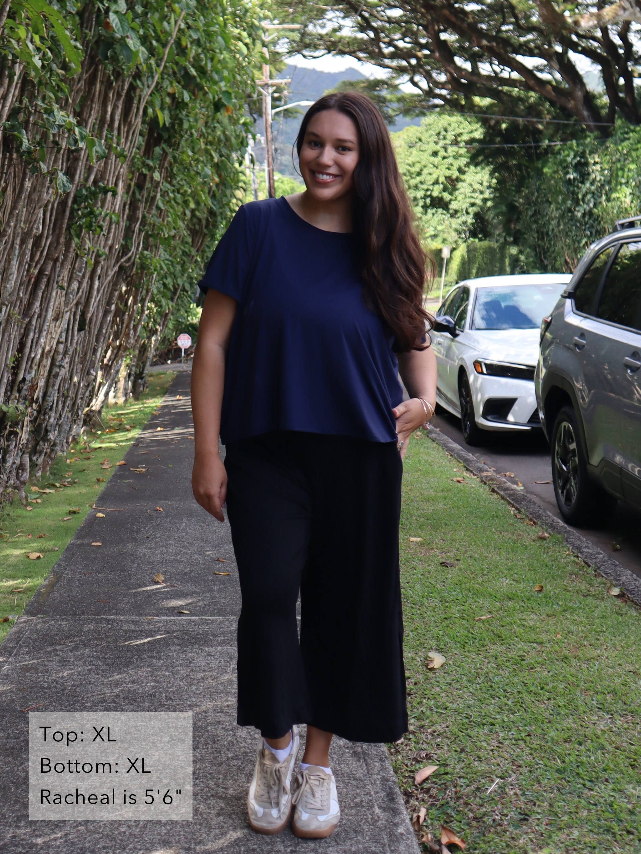 Emi Top - Midnight Rayon Jersey