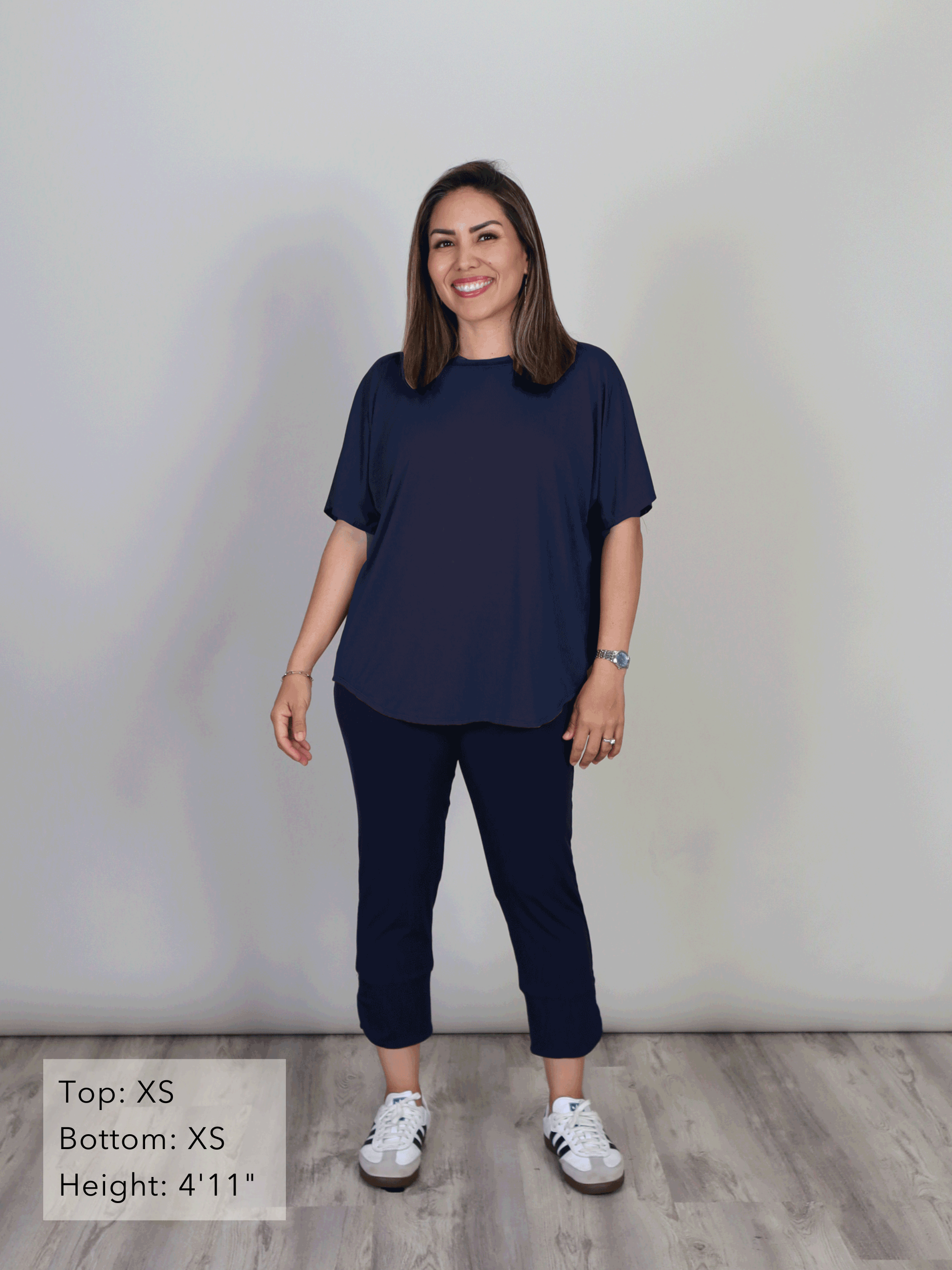Dayna Top - Midnight Rayon Jersey