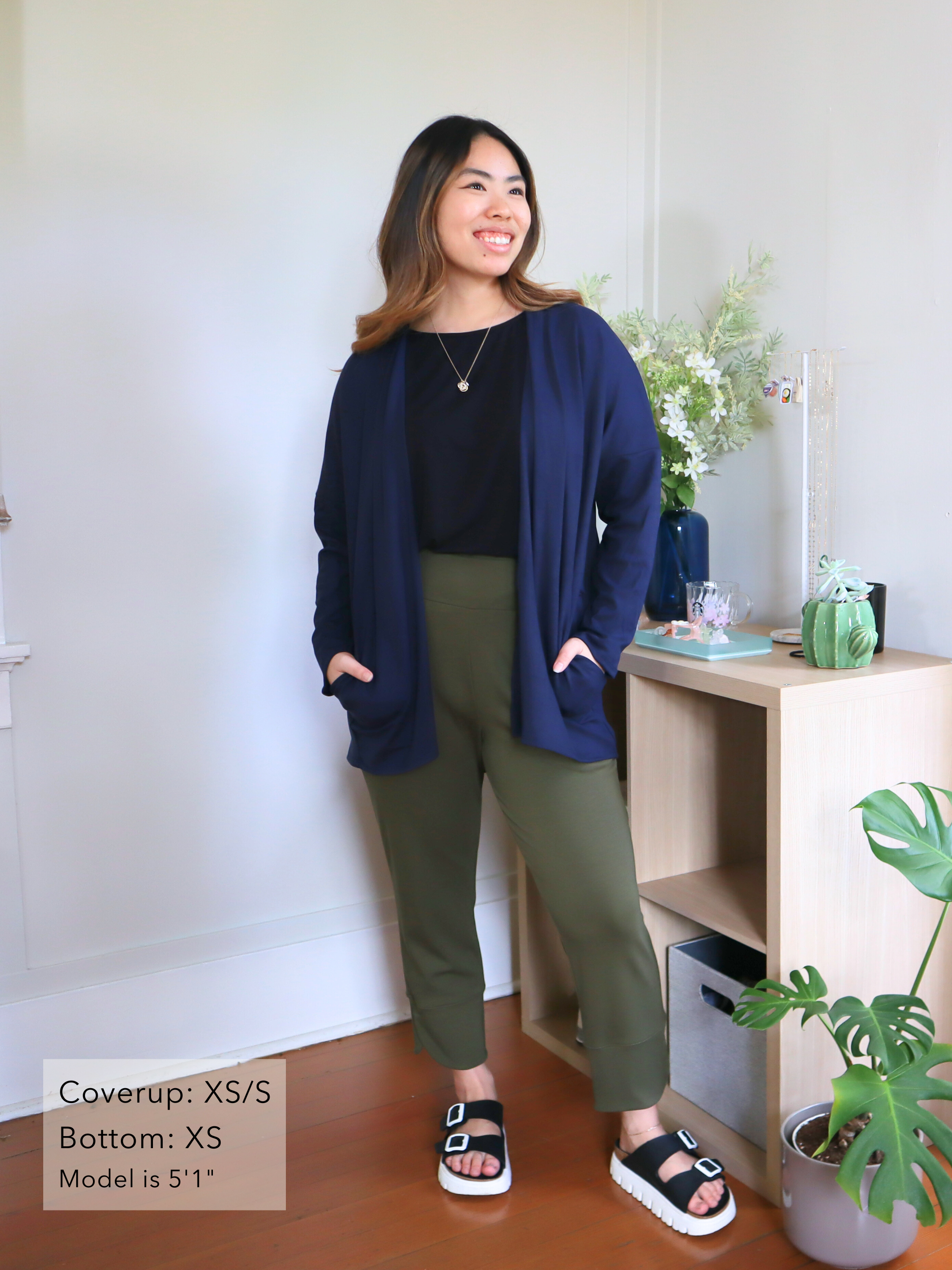 Remy Cover Up - Midnight Soft Ponte