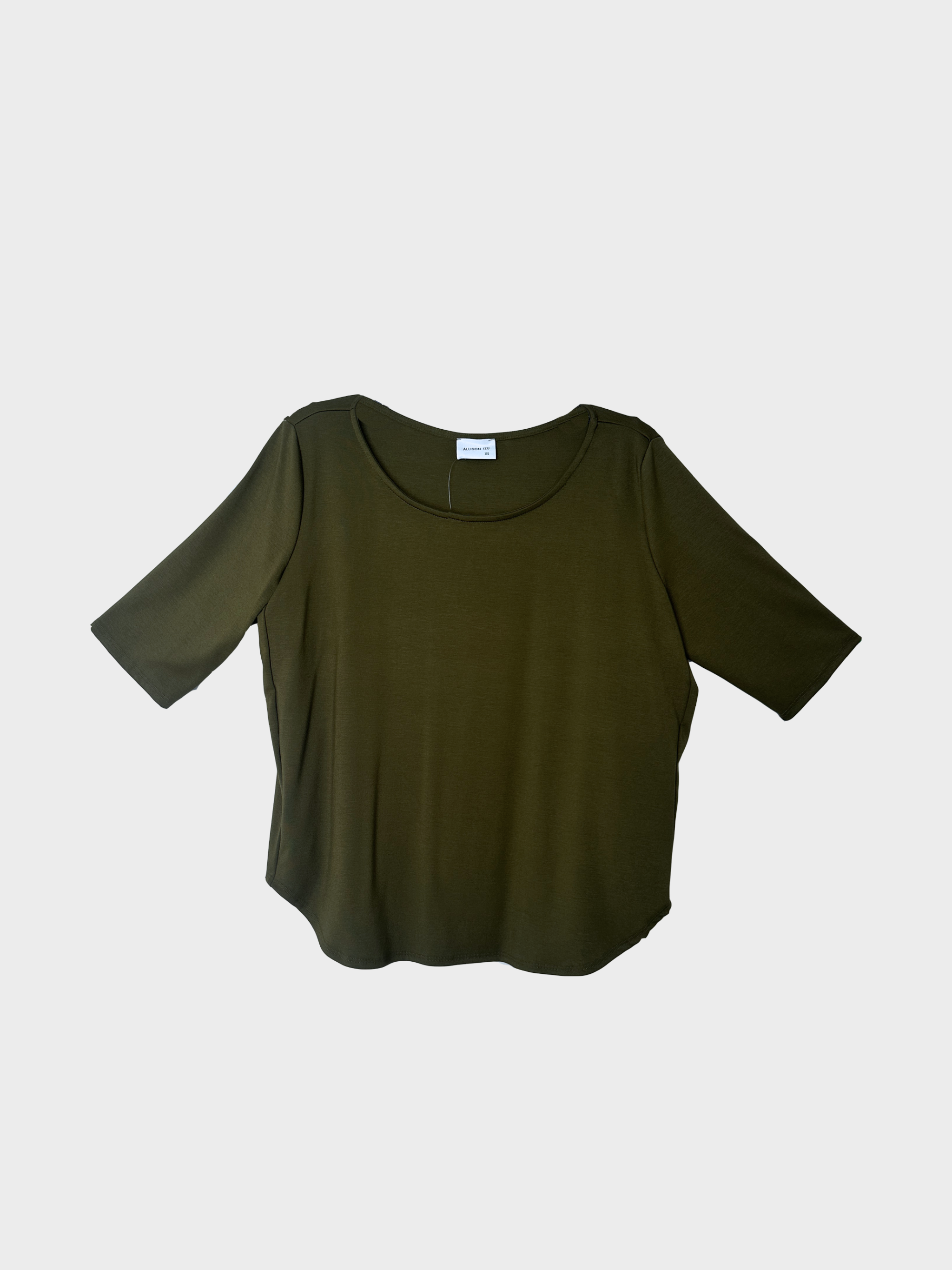 Hannah Top - Moss Soft Ponte