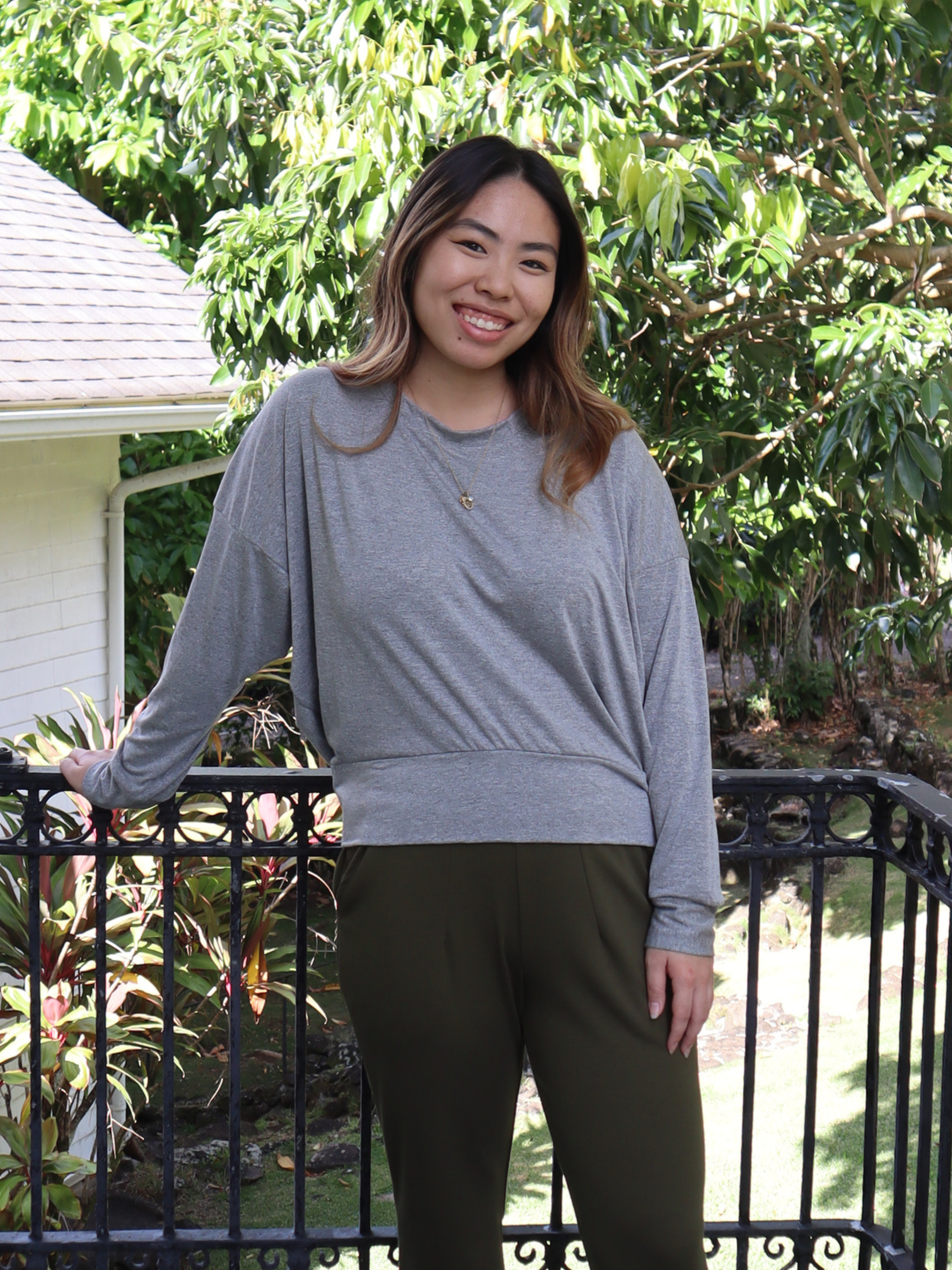 Gabby Sweatshirt - Granite