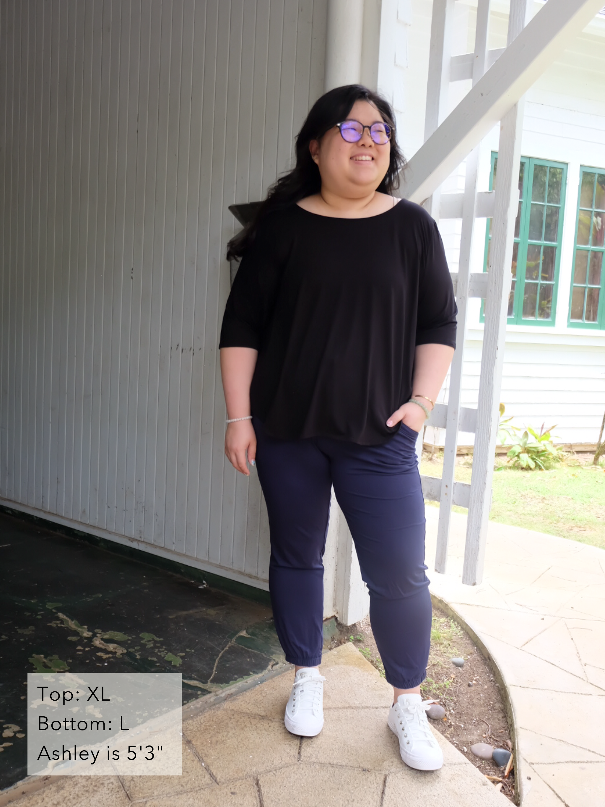 Hannah Top - Black Rayon Jersey