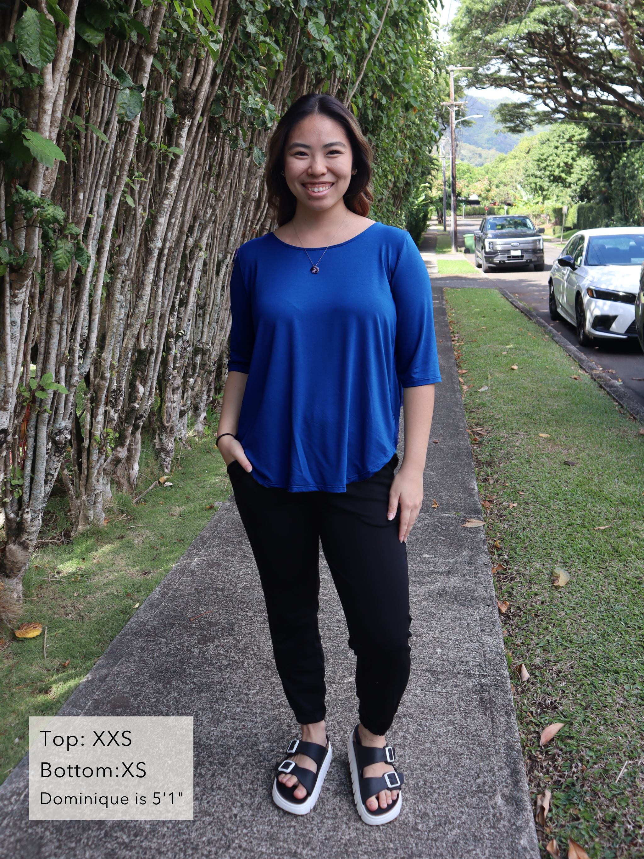 Hannah Top - Cobalt