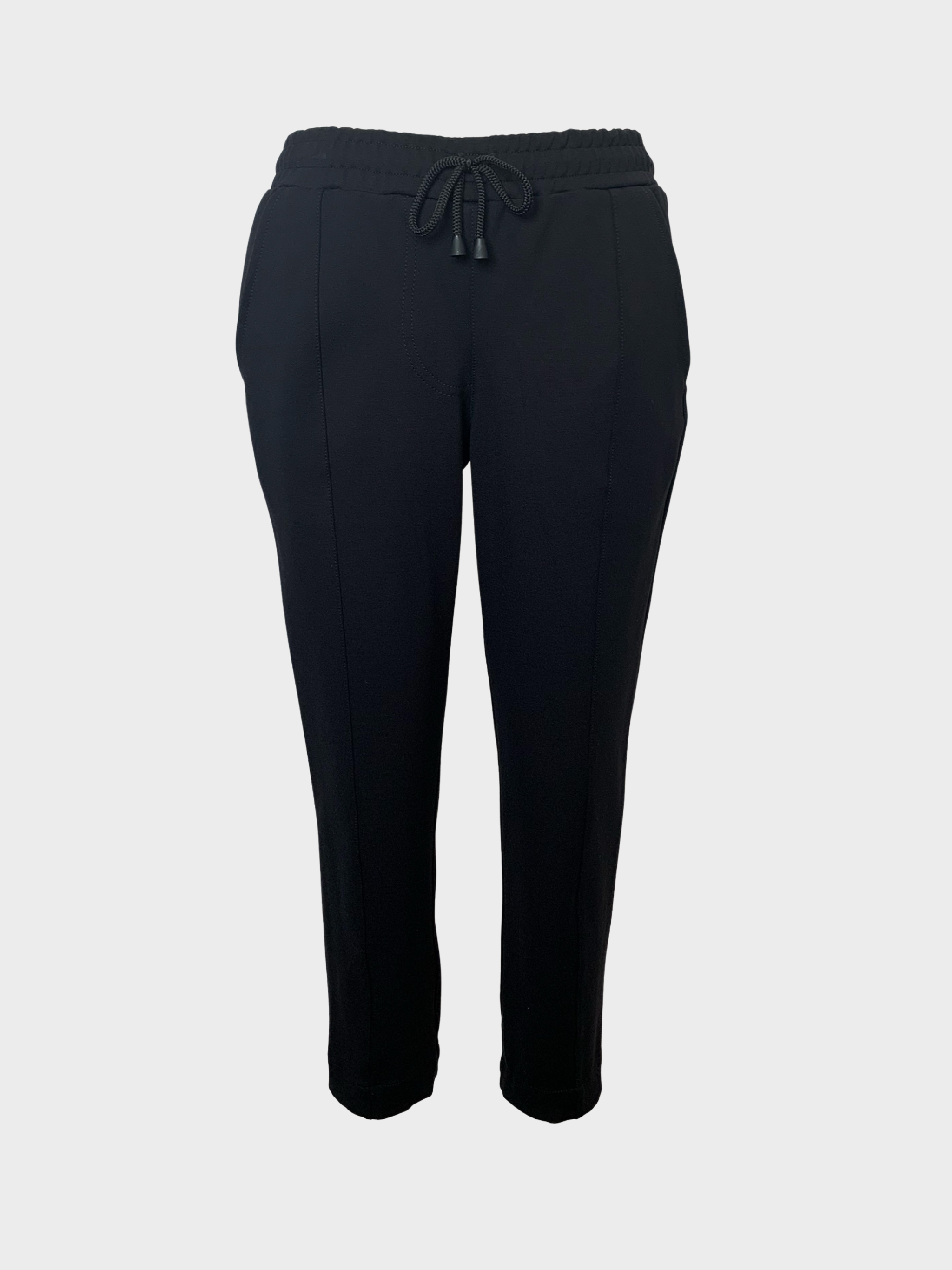 Brooklyn Pant - Black Twill Ponte