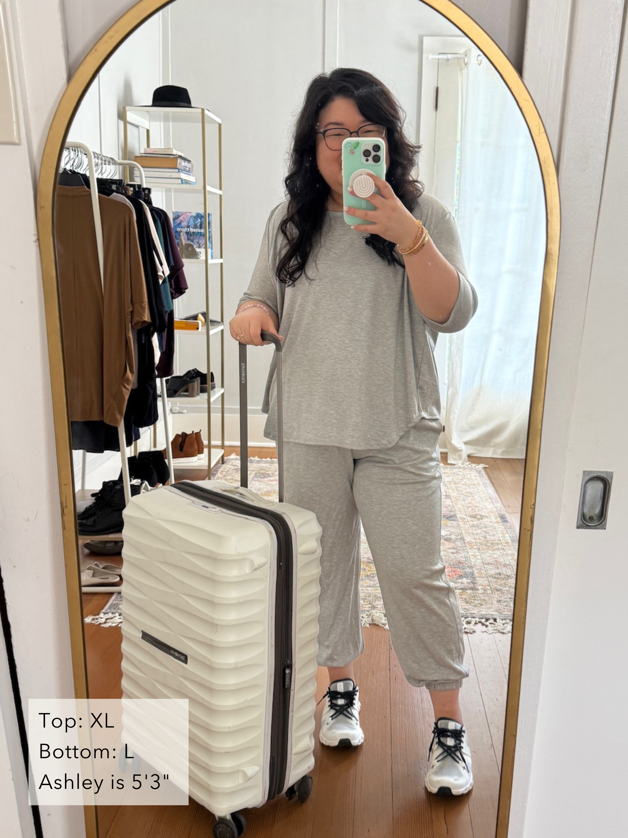 Hannah Top - Heather Grey