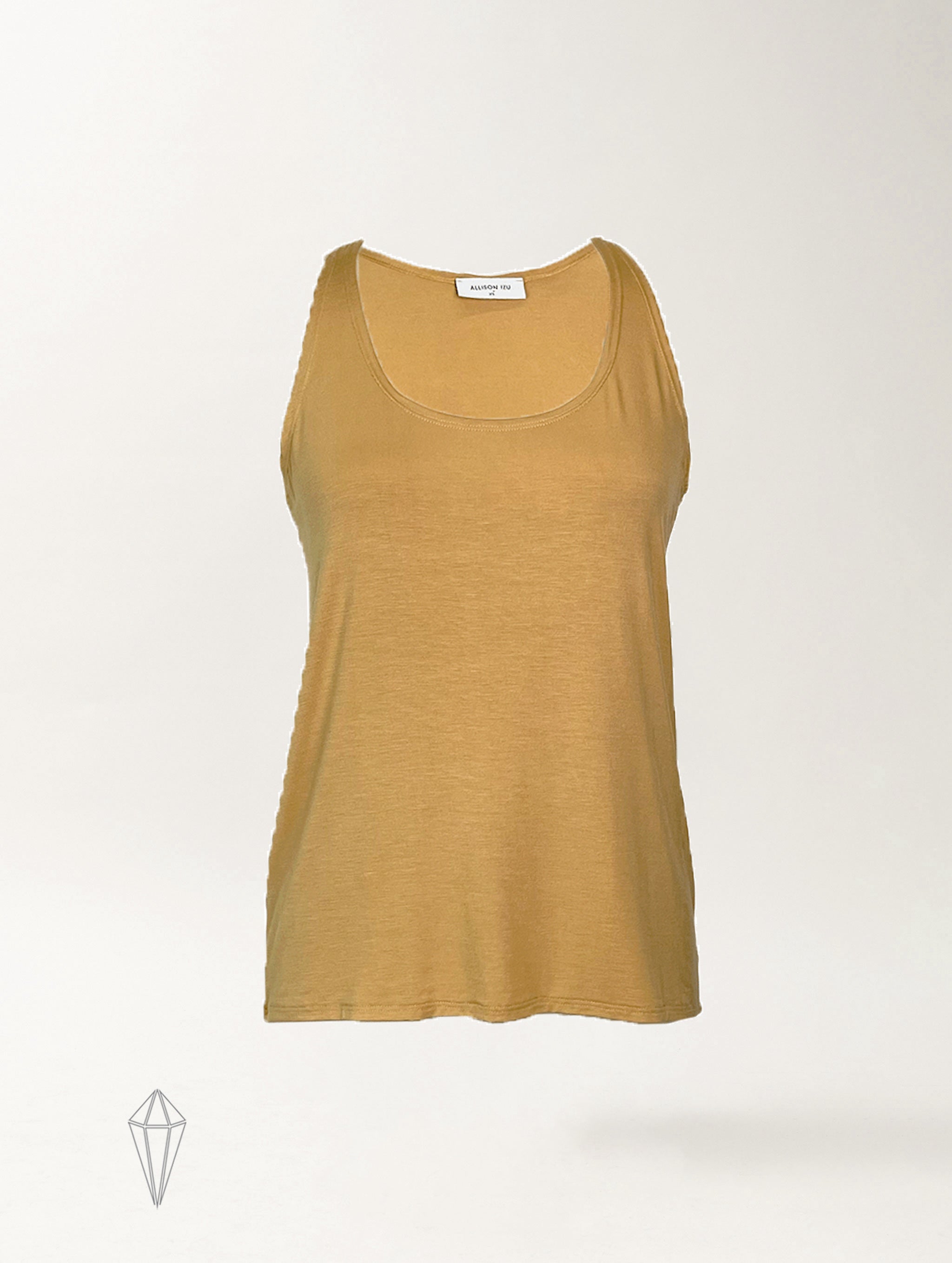 FINAL SALE: Tori Tank - Goldenrod Rayon Jersey