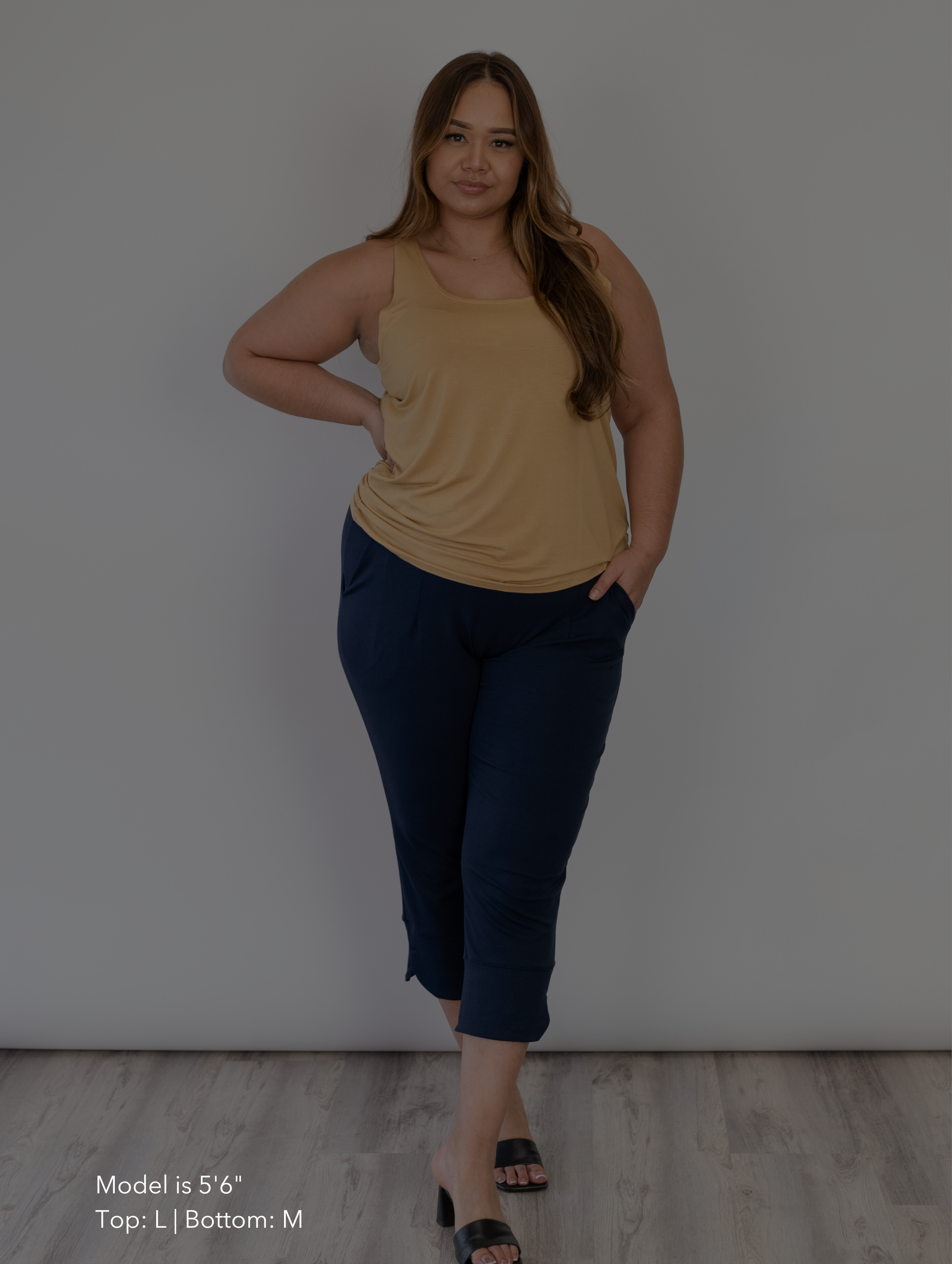 FINAL SALE: Tori Tank - Goldenrod Rayon Jersey