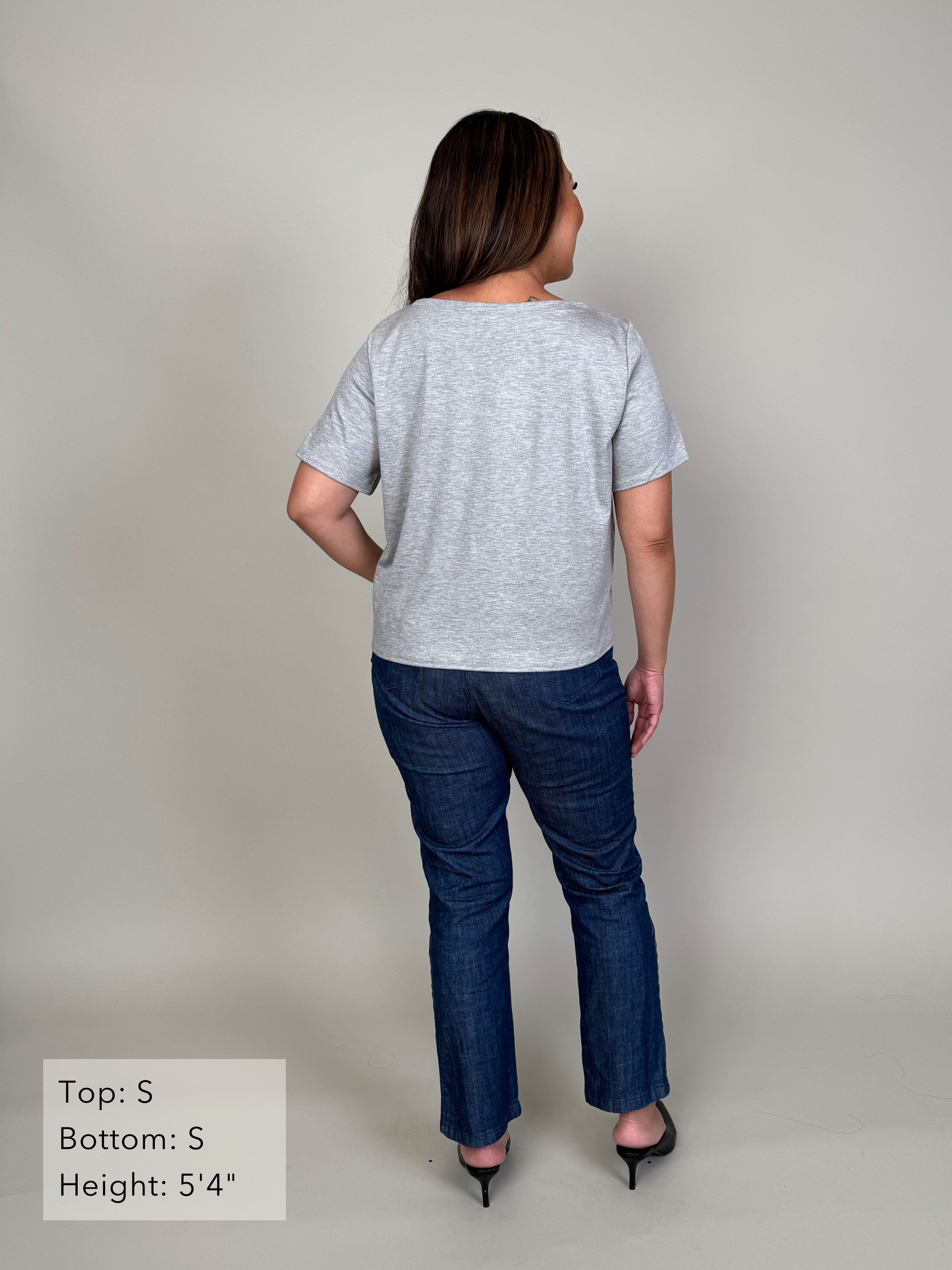 Emi Top - Heather Grey