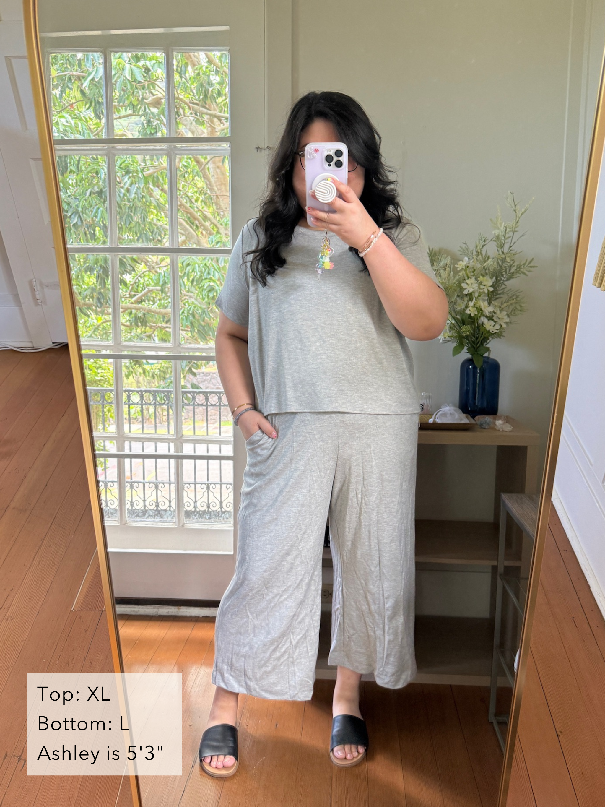 Emi Top - Heather Grey