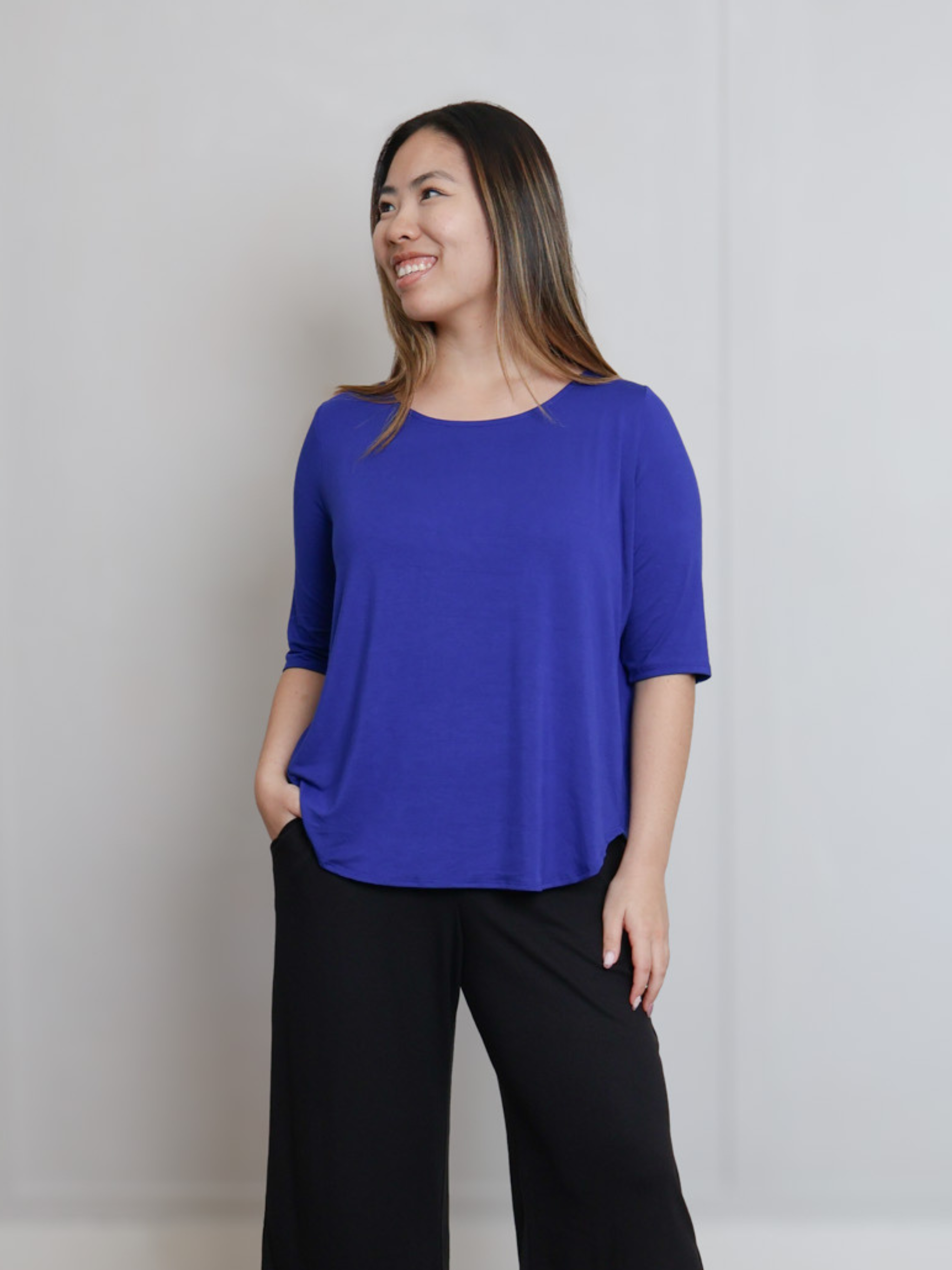 Hannah Top - Cobalt