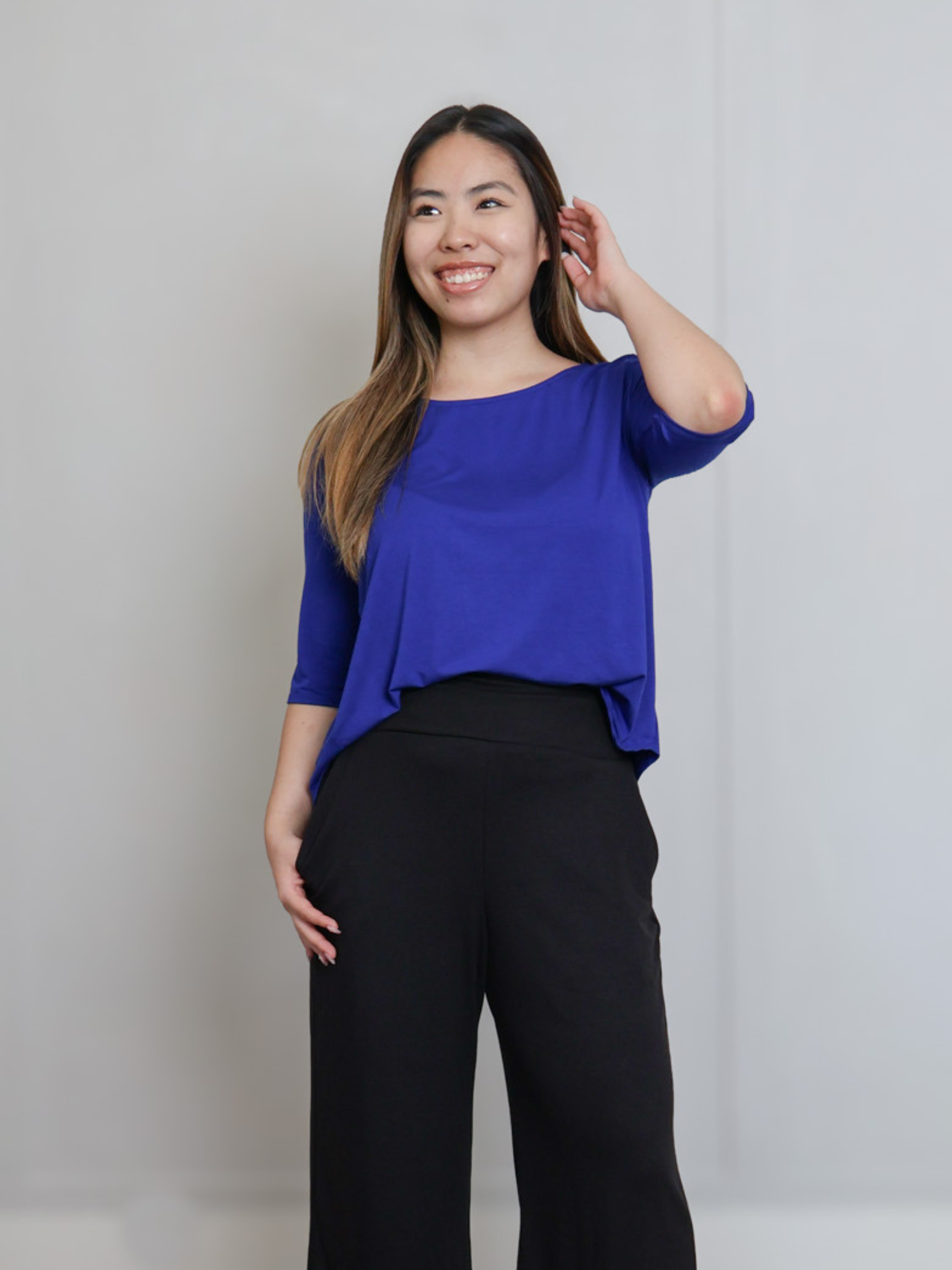 Hannah Top - Cobalt
