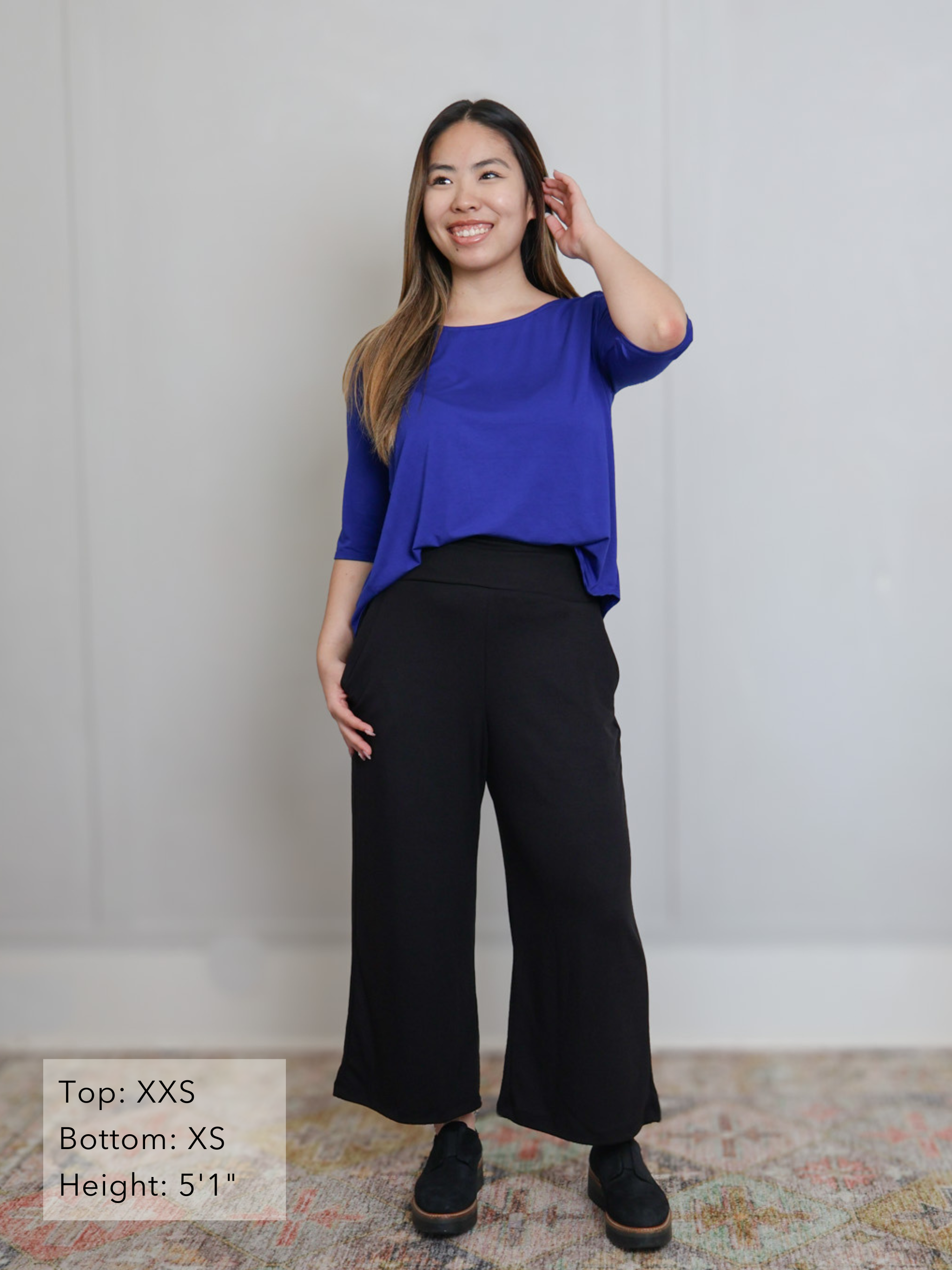 Hannah Top - Cobalt
