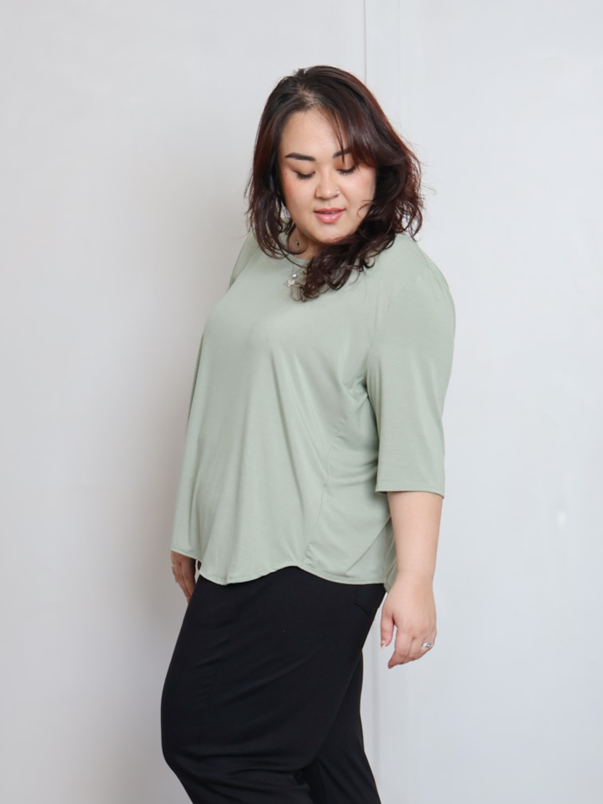 Hannah Top - Matcha Latte